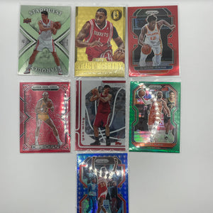 NBA Patch & Numbered card lot 7 players (lot#23) FRENLY BRICKS - Open 7 Days