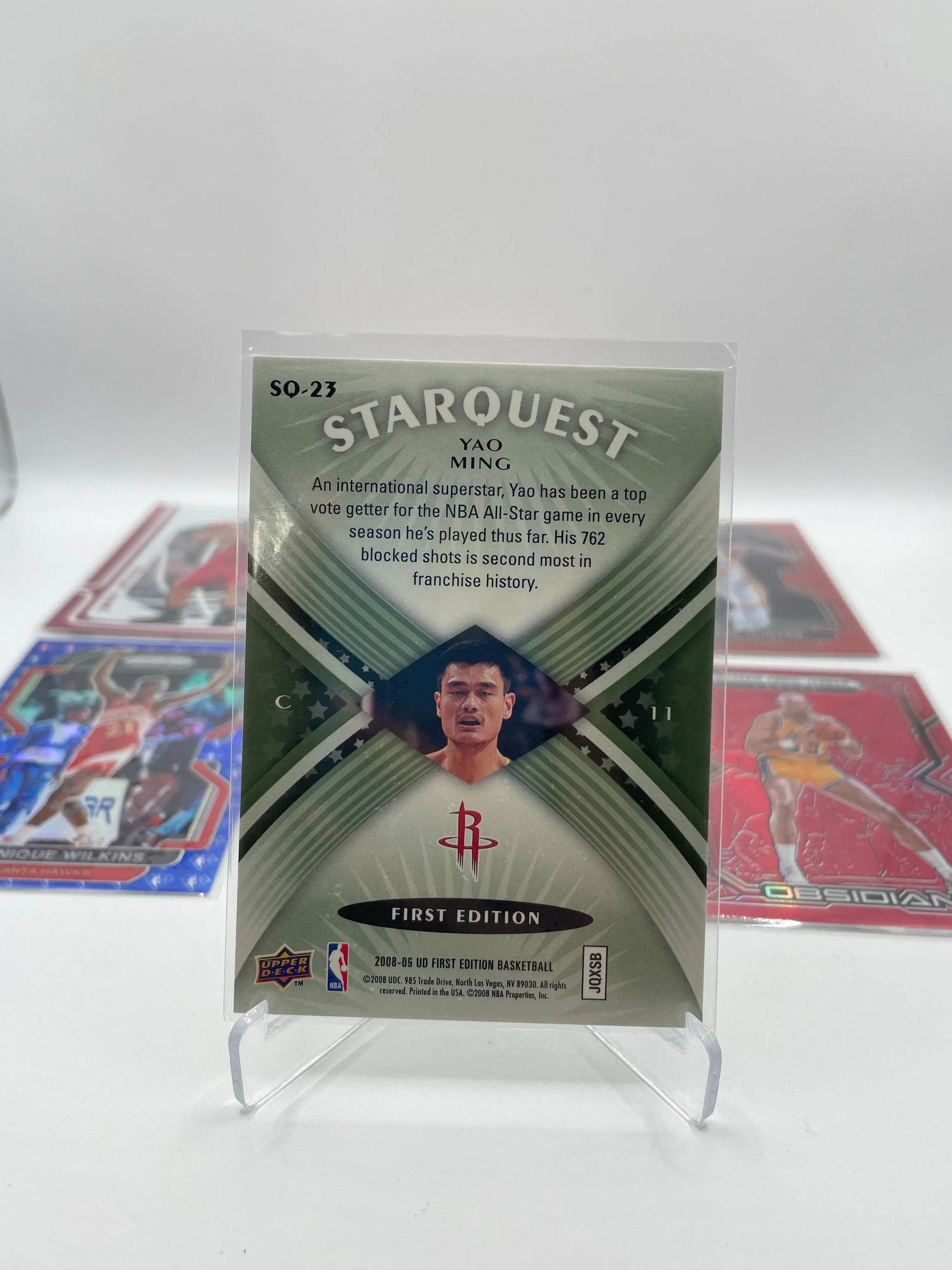 NBA Patch & Numbered card lot 7 players (lot#23) FRENLY BRICKS - Open 7 Days