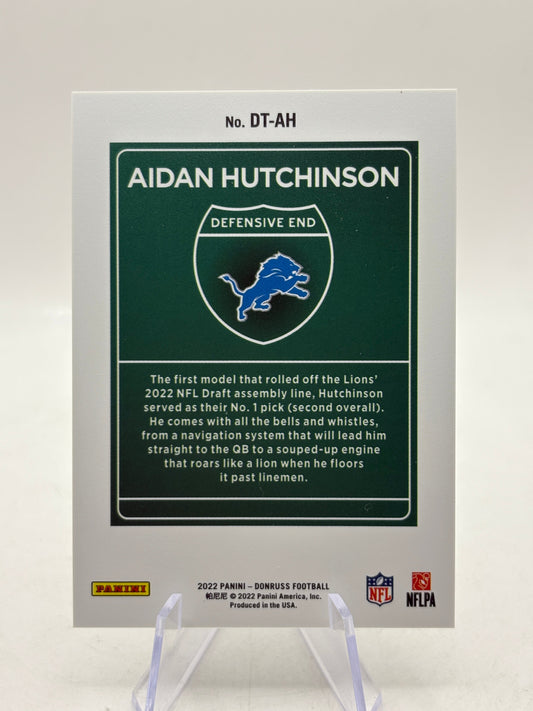 Aidan Hutchinson 2022 Panini Optic Downtown RC SSP Case Hit Detroit Lions FRENLY BRICKS - Open 7 Days