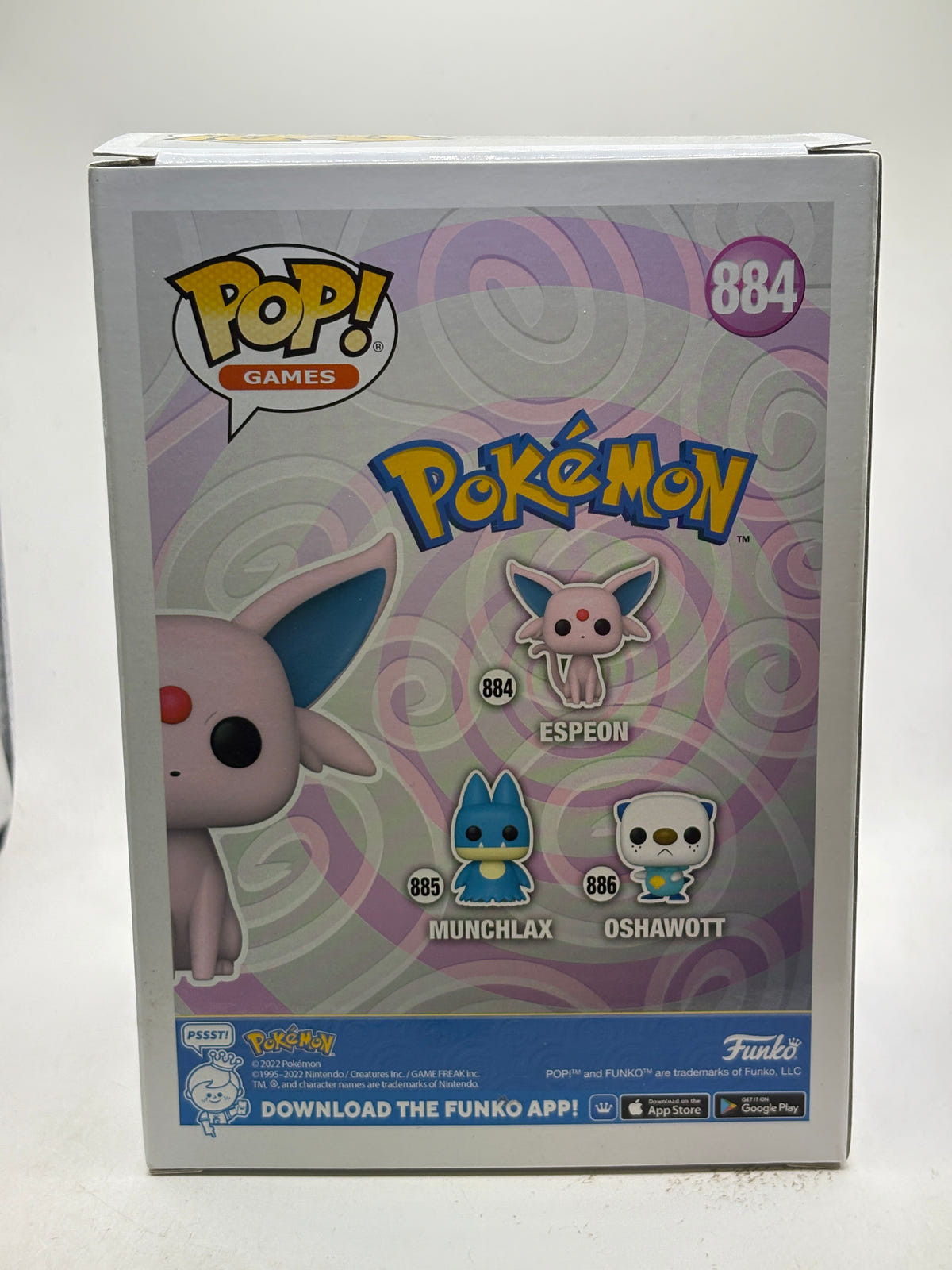Funko POP! Games Pokemon #884 Espeon Vinyl Figure image 3