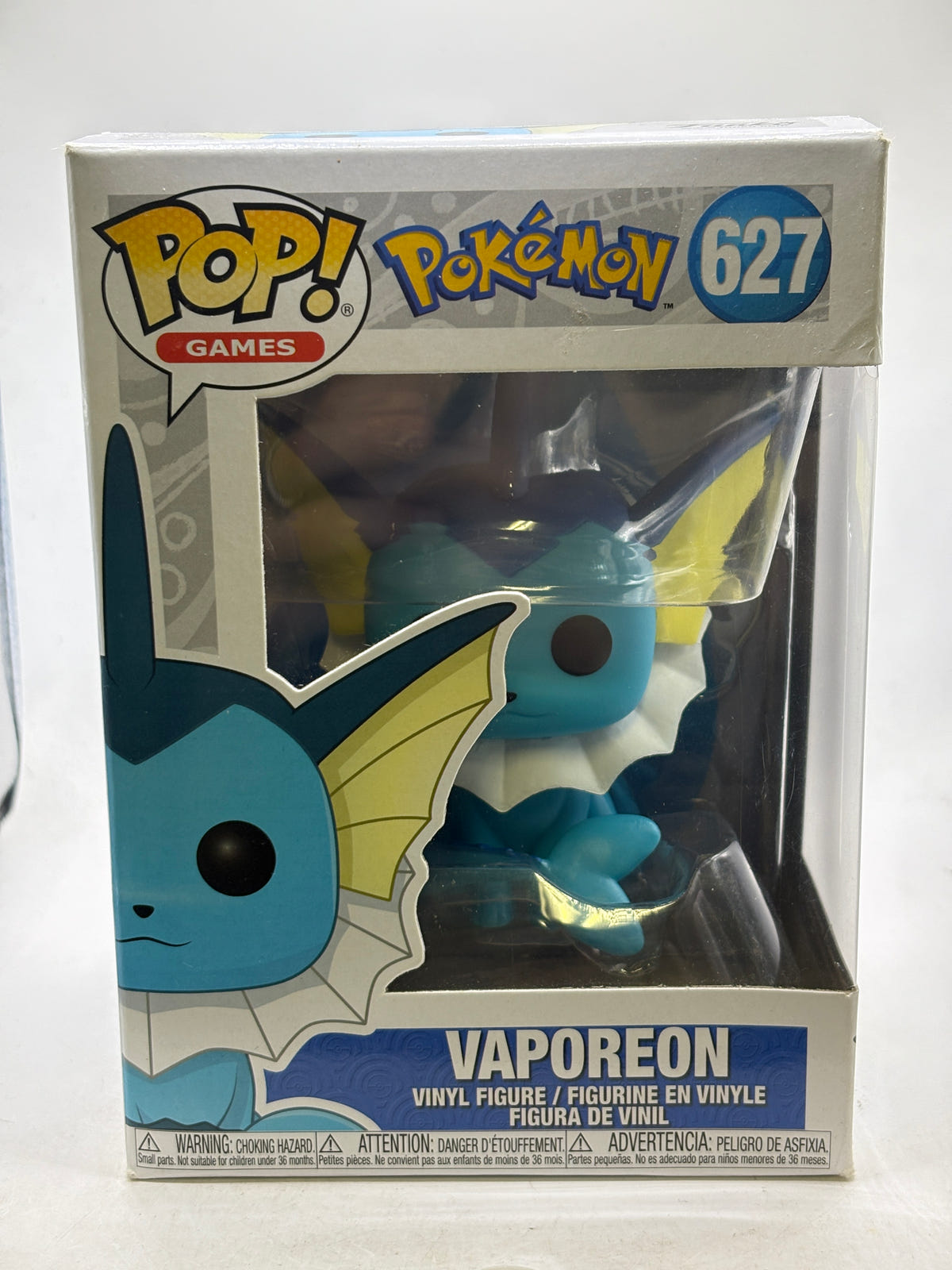 Funko POP! Games Pokemon #627 Vaporeon Vinyl Figure image 1