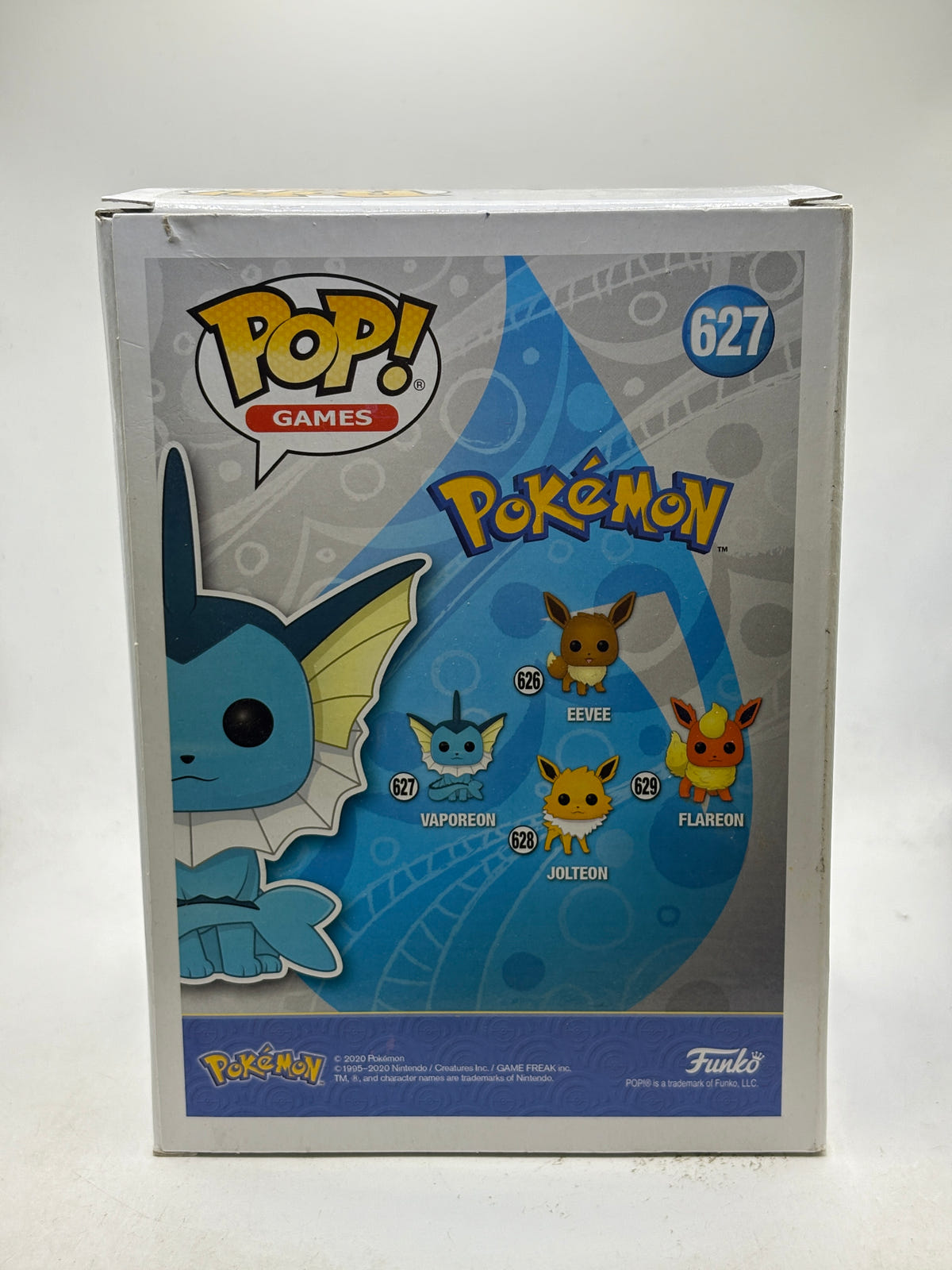 Funko POP! Games Pokemon #627 Vaporeon Vinyl Figure image 3
