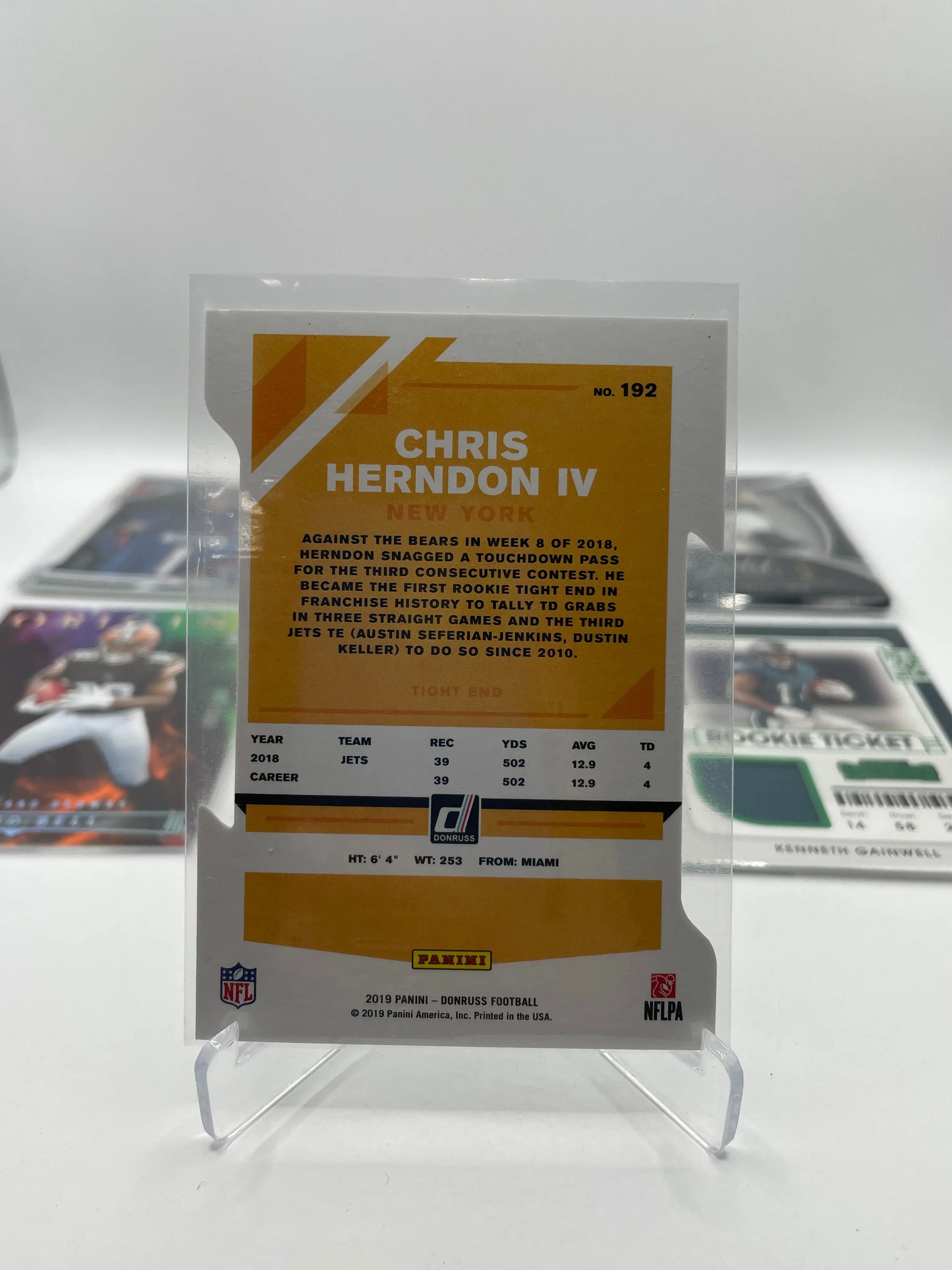 NFL Patch & Numbered card lot 7 players (lot#1) FRENLY BRICKS - Open 7 Days