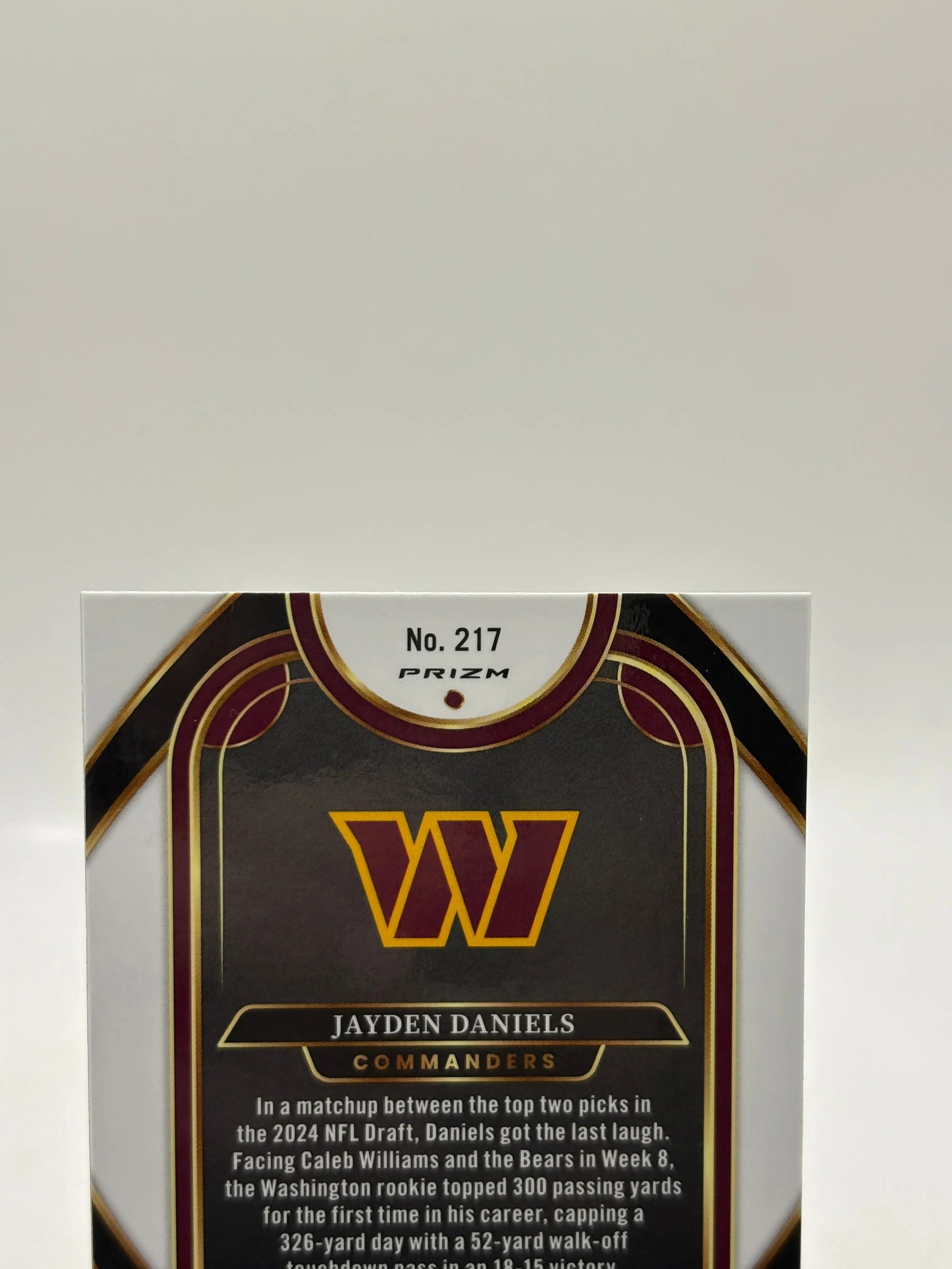 2024 Panini Select - Club Level Jayden Daniels #217 Yellow & Red Shock Prizm (RC) FRENLY BRICKS - Open 7 Days image 3