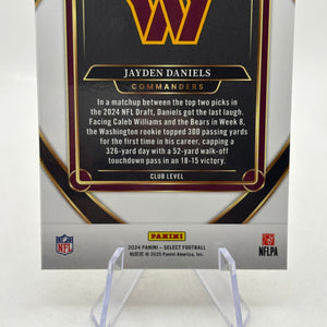 2024 Panini Select - Club Level Jayden Daniels #217 Yellow & Red Shock Prizm (RC) FRENLY BRICKS - Open 7 Days