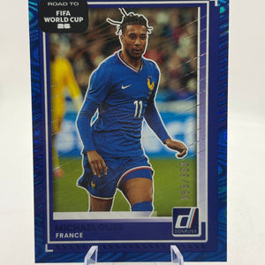 Michael Olise France 2025-26 Donruss Soccer Road FIFA Blue Swirl /399 #140 FRENLY BRICKS - Open 7 Days