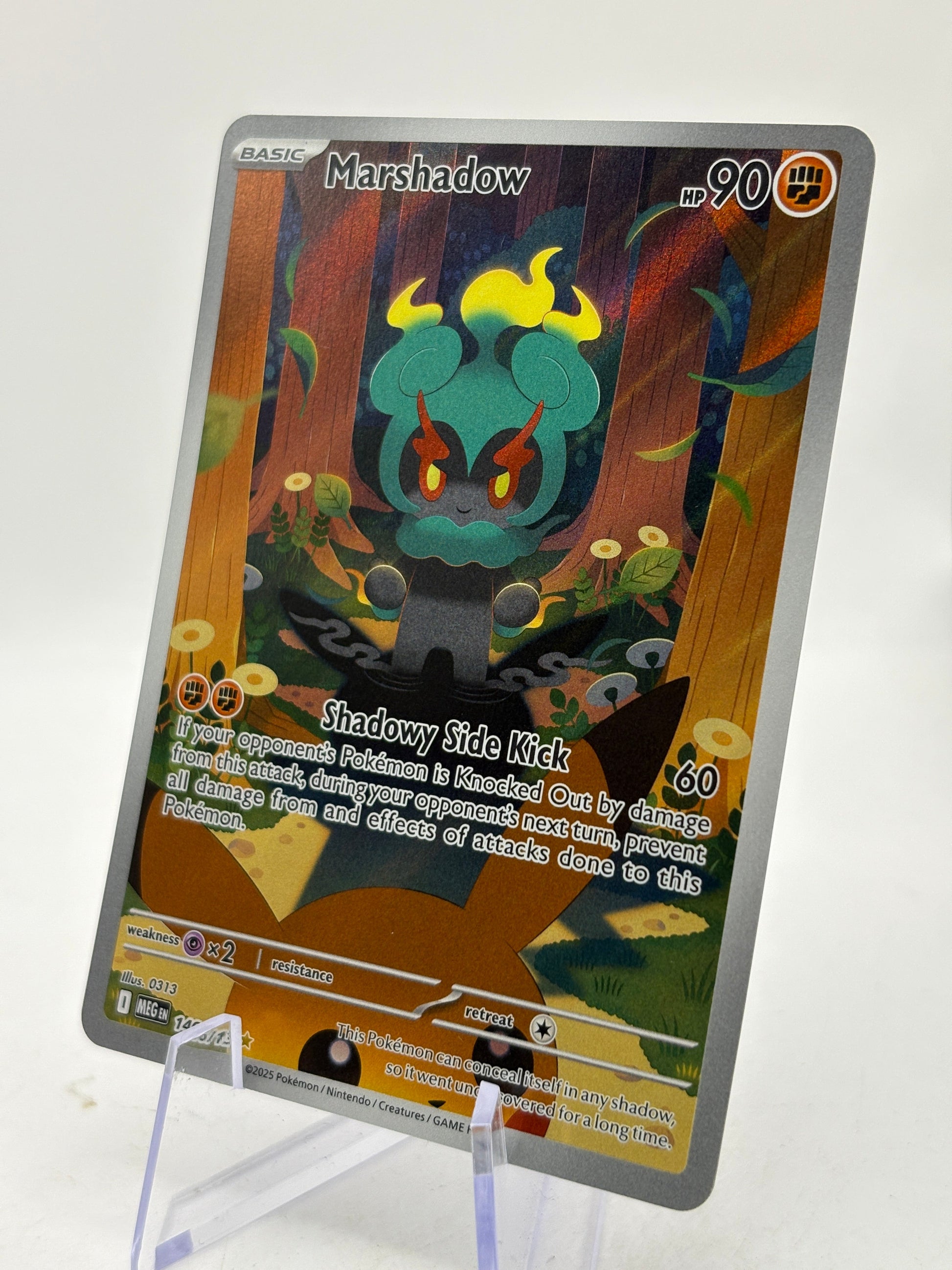 Pokemon TCG Mega Evolution- Marshadow 146/132 Illustration Rare NM FRENLY BRICKS - Open 7 Days