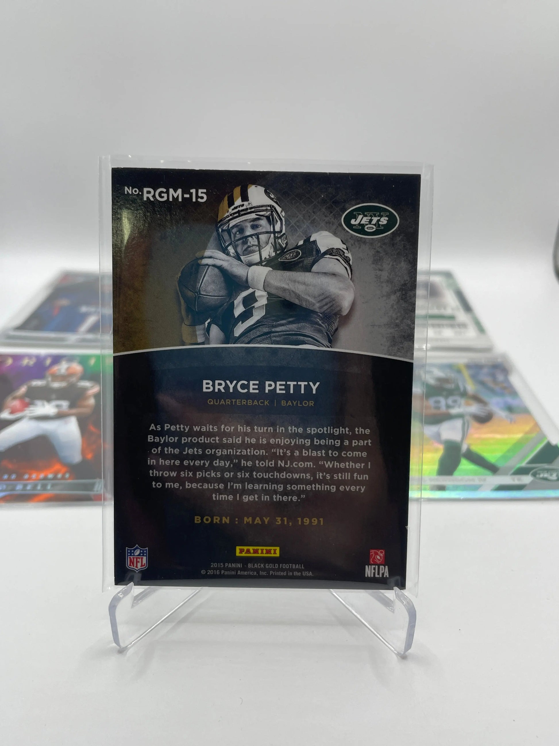 NFL Patch & Numbered card lot 7 players (lot#1) FRENLY BRICKS - Open 7 Days