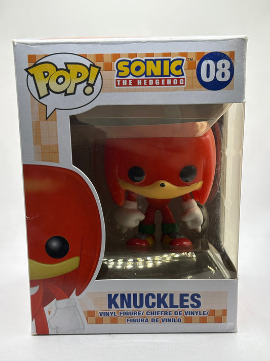 Funko POP! Sonic The Hedgehog Knuckles #08 Vinyl Figure Rare FRENLY BRICKS - Open 7 Days