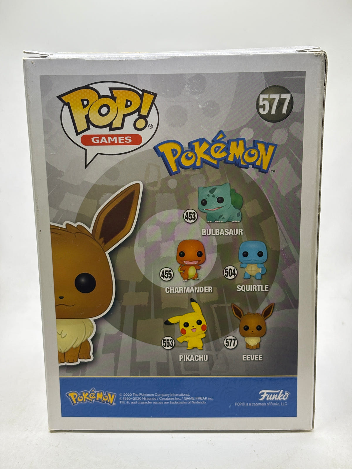 Funko POP! Games Pokemon #577 Eevee Vinyl Figure image 3