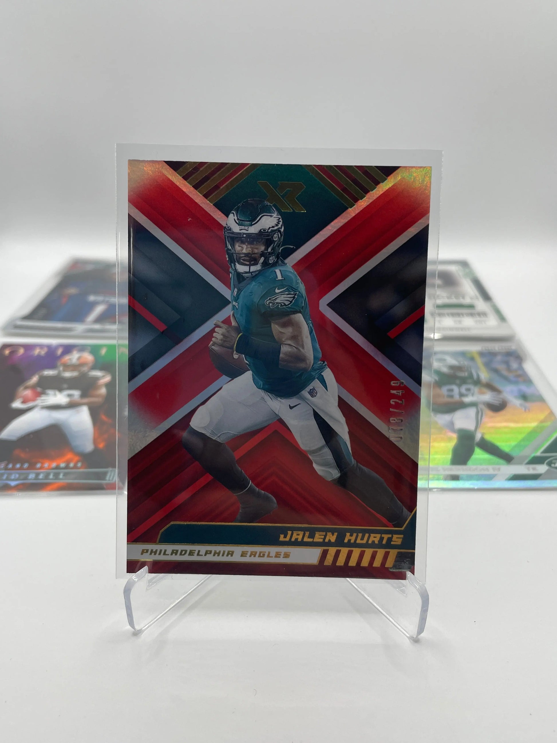 NFL Patch & Numbered card lot 7 players (lot#1) FRENLY BRICKS - Open 7 Days