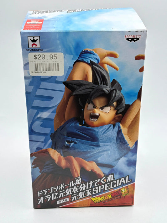 Dragonball Super Give Me Energy-Spirit Bomb Special Son Goku version A figure. FRENLY BRICKS - Open 7 Days
