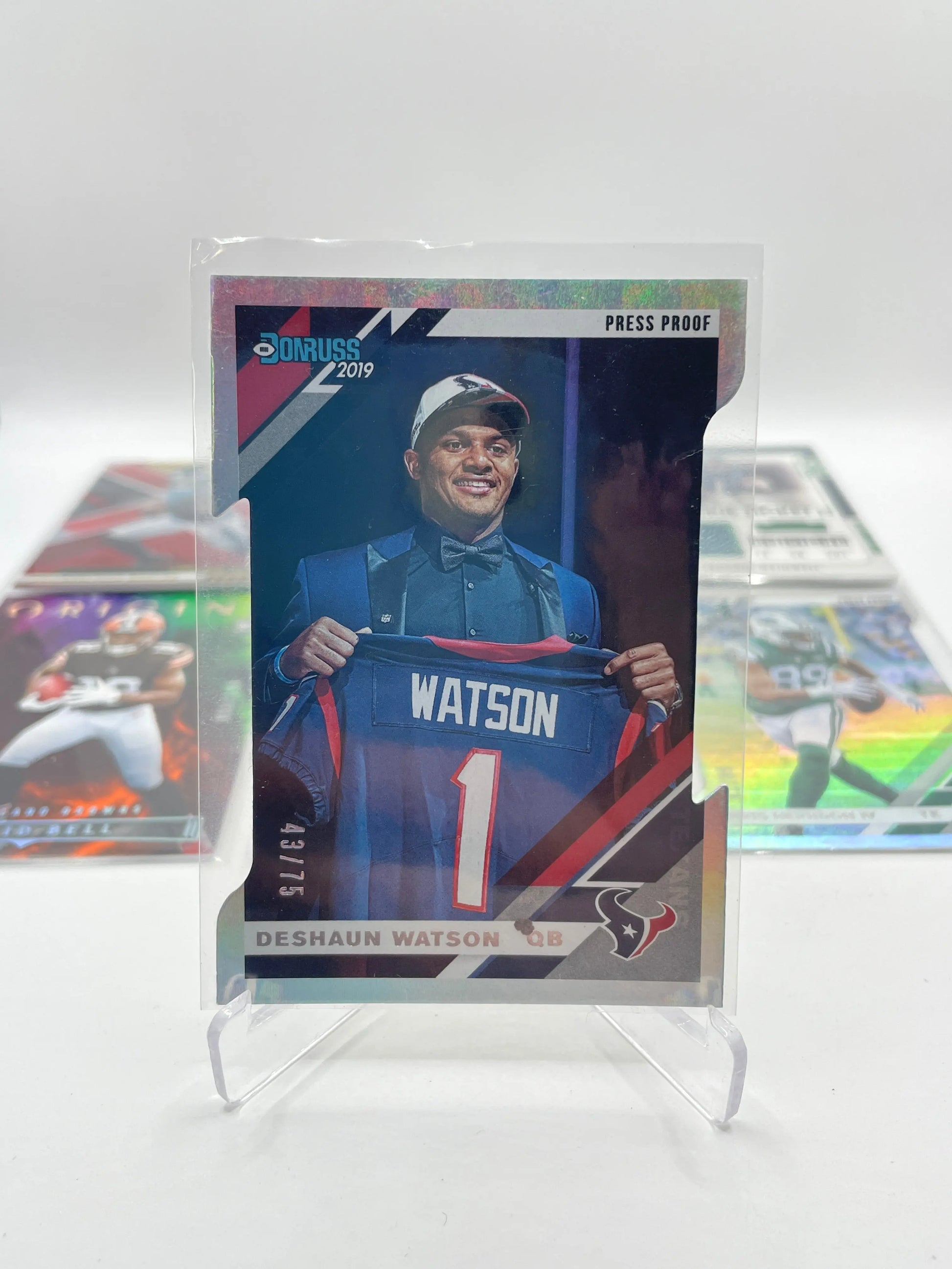 NFL Patch & Numbered card lot 7 players (lot#1) FRENLY BRICKS - Open 7 Days