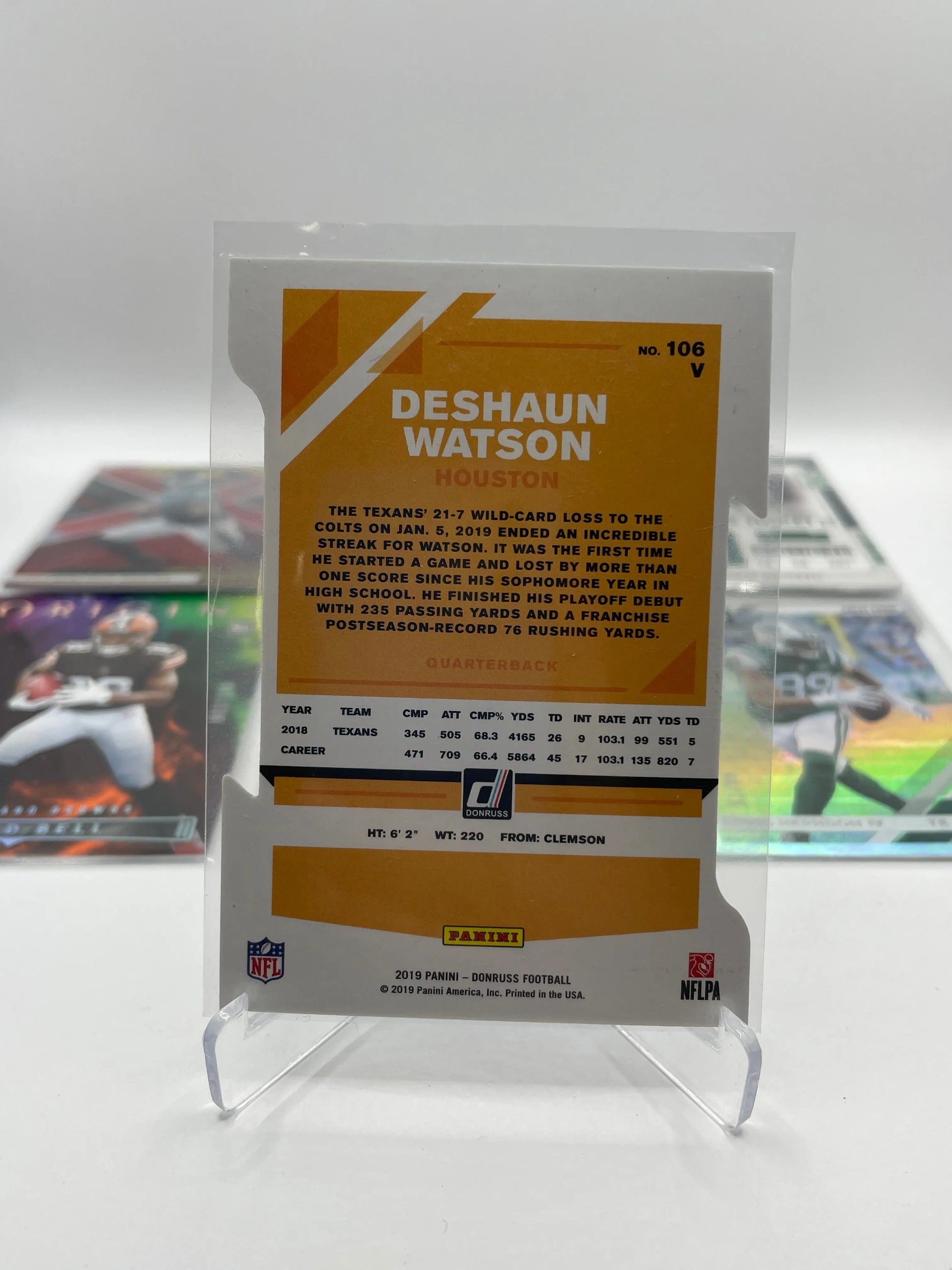 NFL Patch & Numbered card lot 7 players (lot#1) FRENLY BRICKS - Open 7 Days