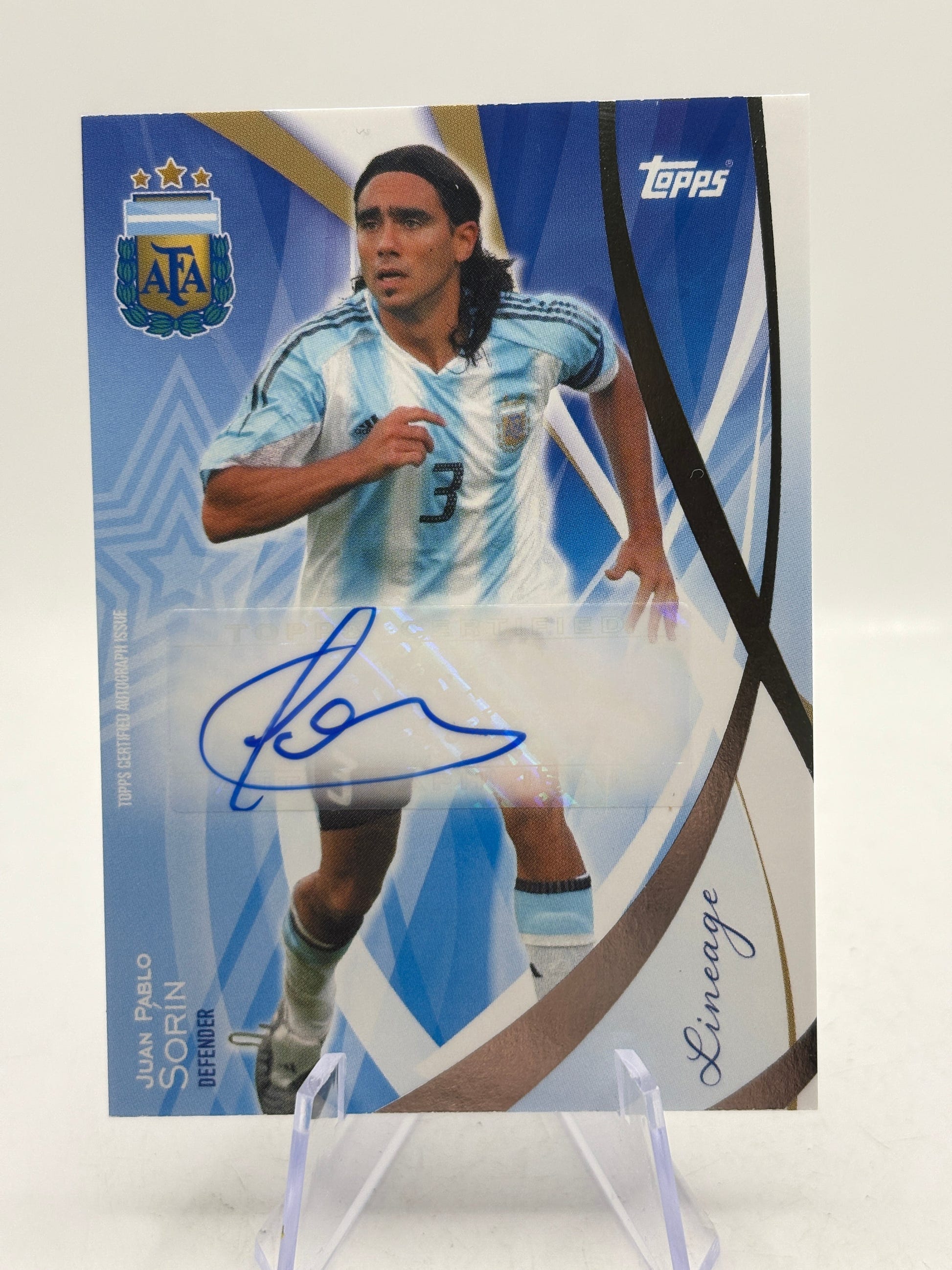 2024 JUAN PABLO SORIN AUTO TOPPS LINEAGE AUTOGRAPHS FRENLY BRICKS - Open 7 Days image 1