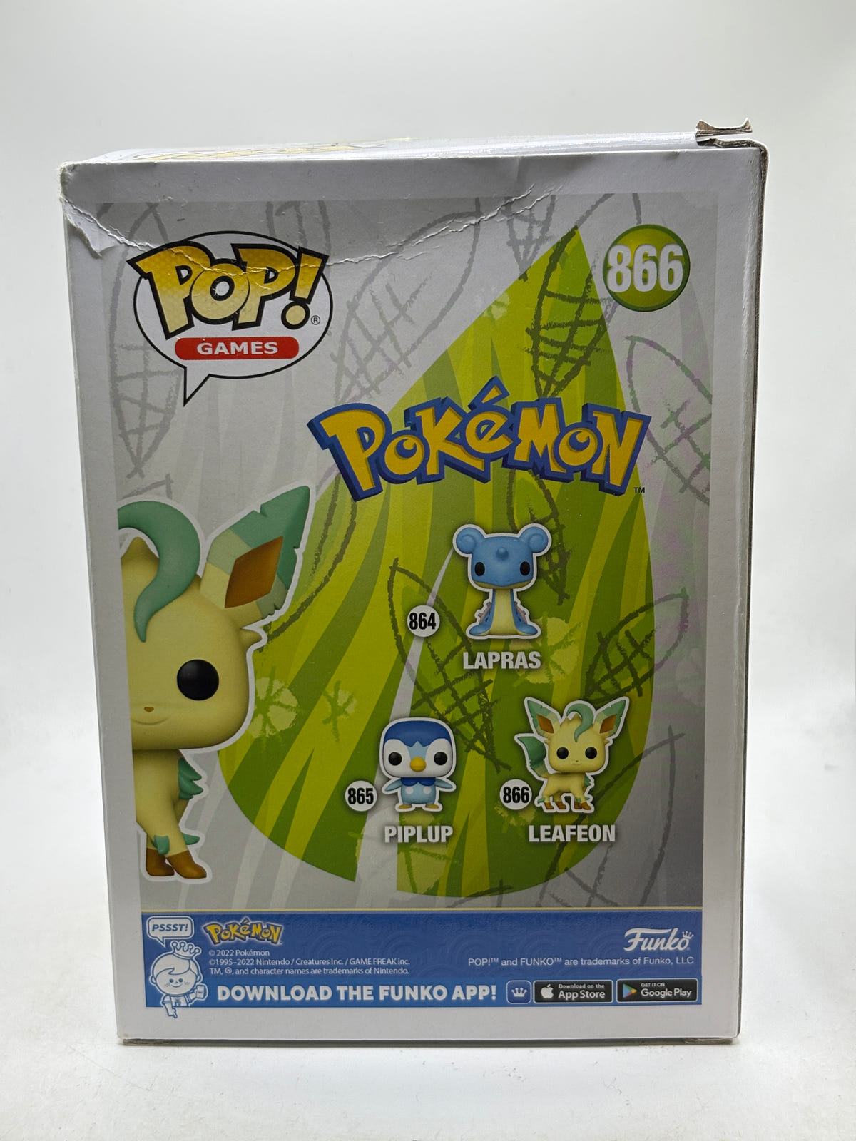 Funko POP! Games Pokemon #866 Leafeon Vinyl Figure image 3