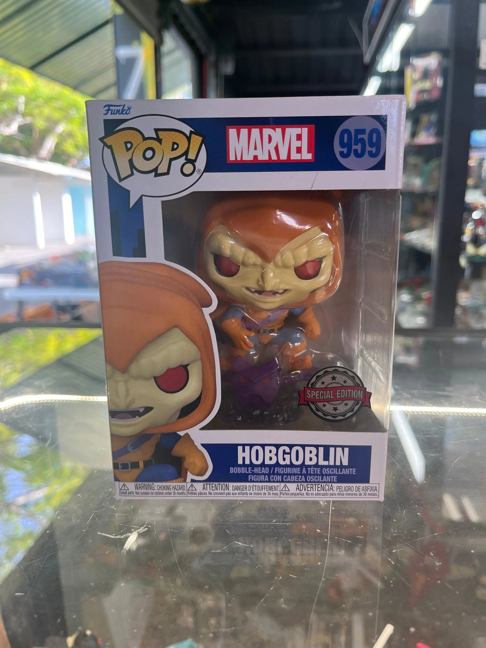 Funko Pop Marvel Spider-Man : HOBGOBLIN #959 Vinyl Special Exclusive FRENLY BRICKS - Open 7 Days