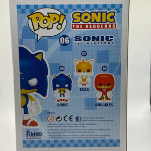 Funko POP! Sonic The Hedgehog #06 Sonic Vinyl Figure Rare FRENLY BRICKS - Open 7 Days