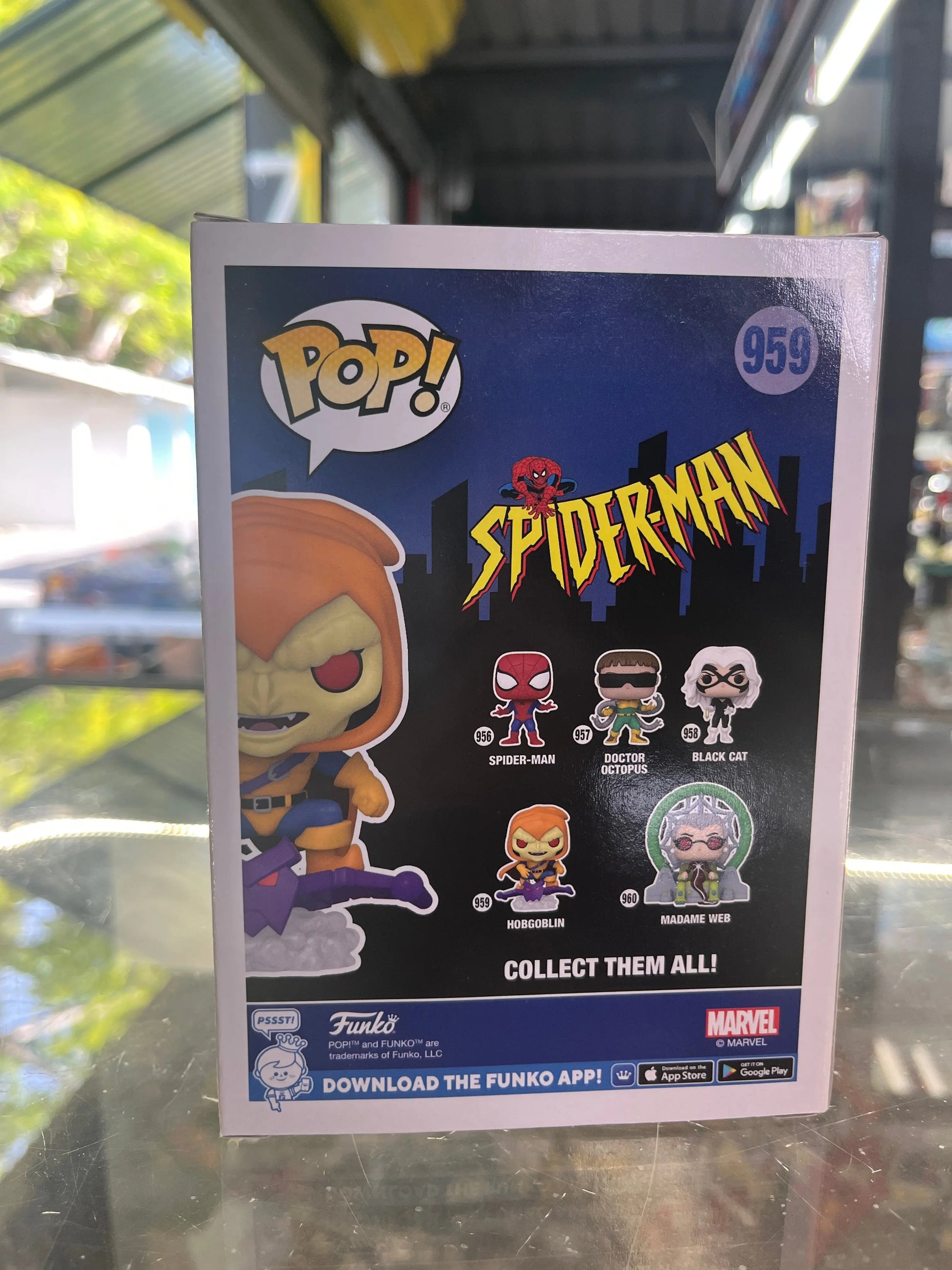 Funko Pop Marvel Spider-Man : HOBGOBLIN #959 Vinyl Special Exclusive FRENLY BRICKS - Open 7 Days