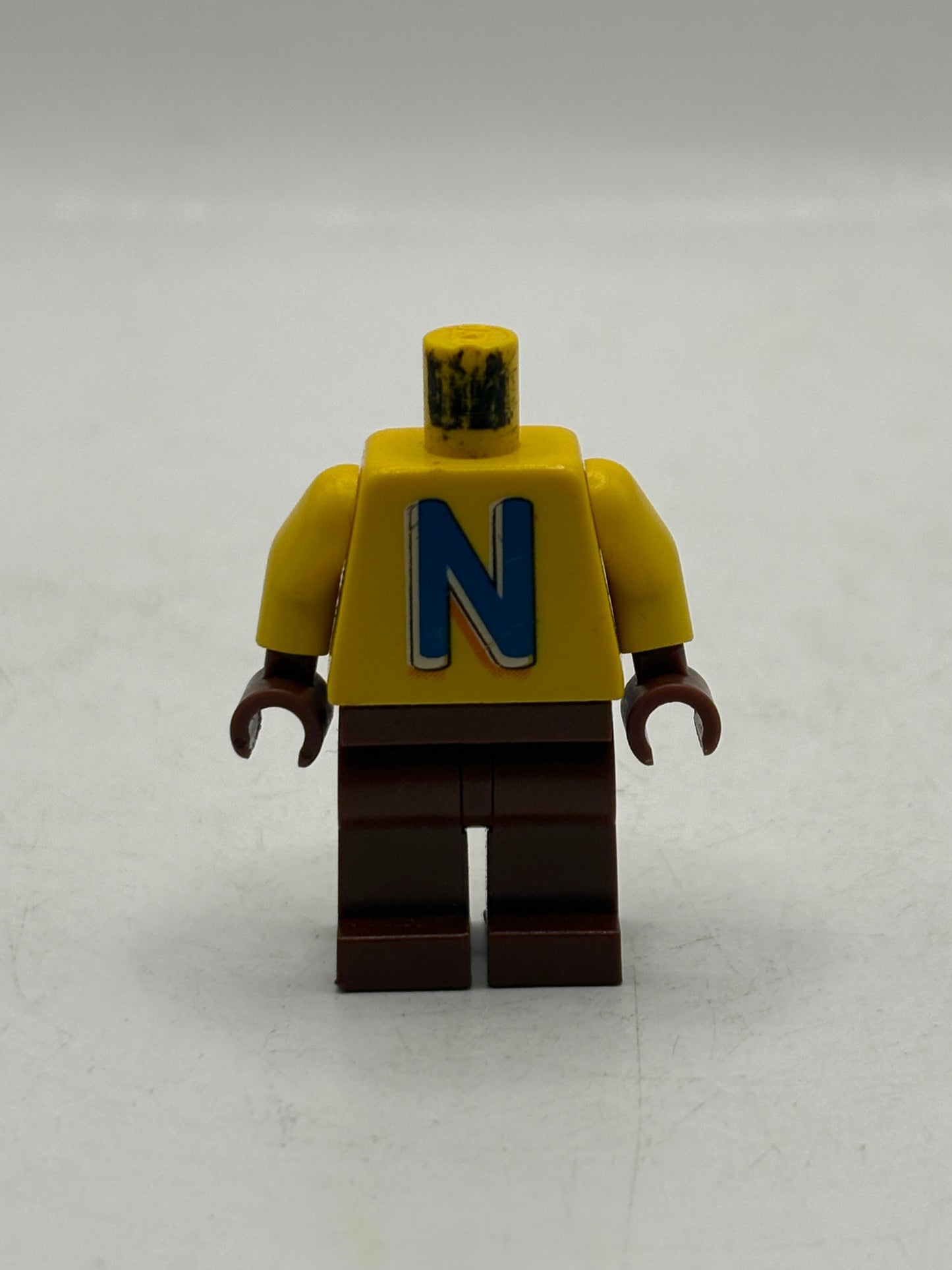 LEGO Rare Minifigure, Nesquik Bunny / Quicky the Nestle Rabbit Gen003 Used NO HEAD FRENLY BRICKS - Open 7 Days