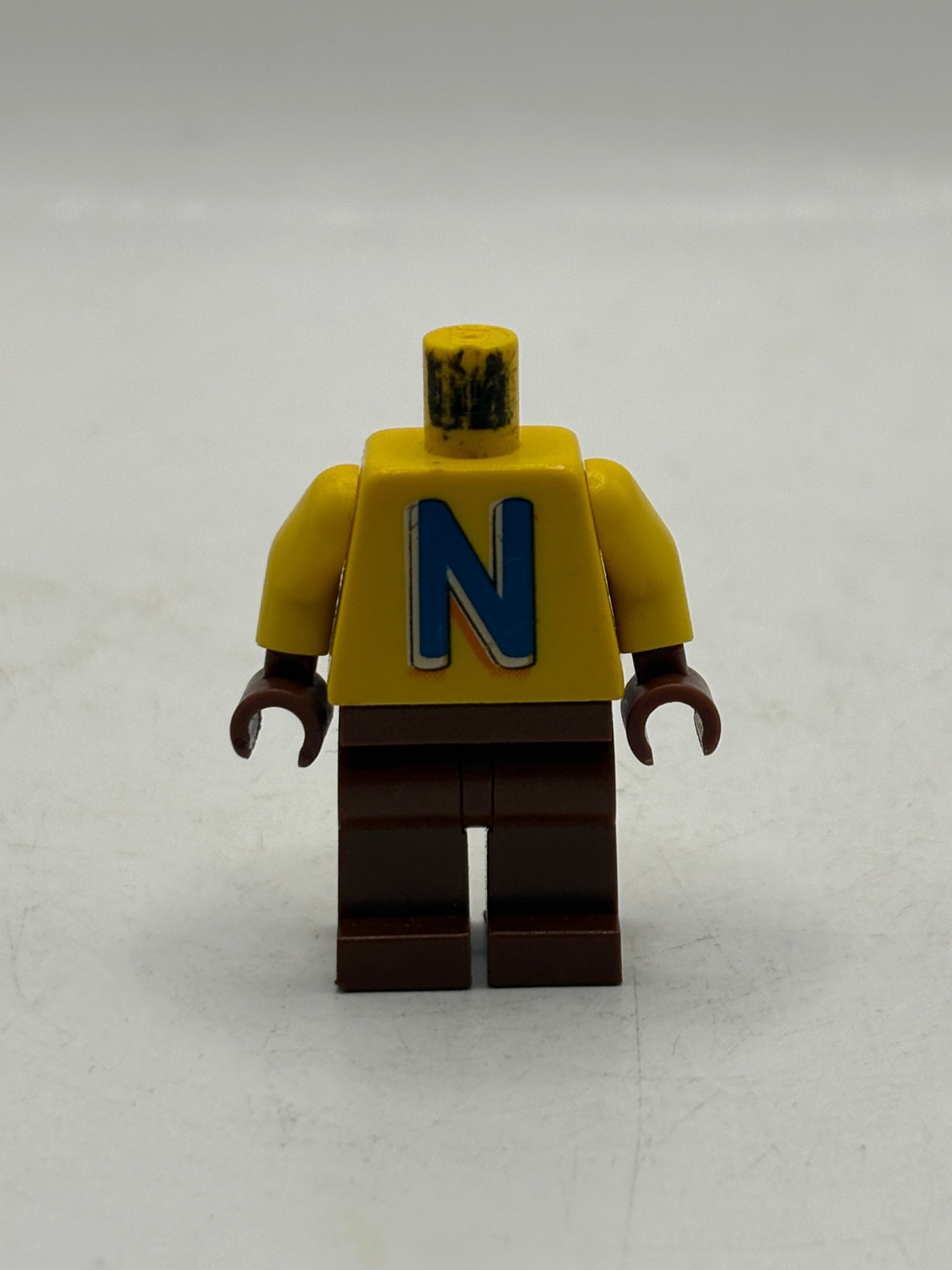 LEGO Rare Minifigure, Nesquik Bunny / Quicky the Nestle Rabbit Gen003 Used NO HEAD FRENLY BRICKS - Open 7 Days