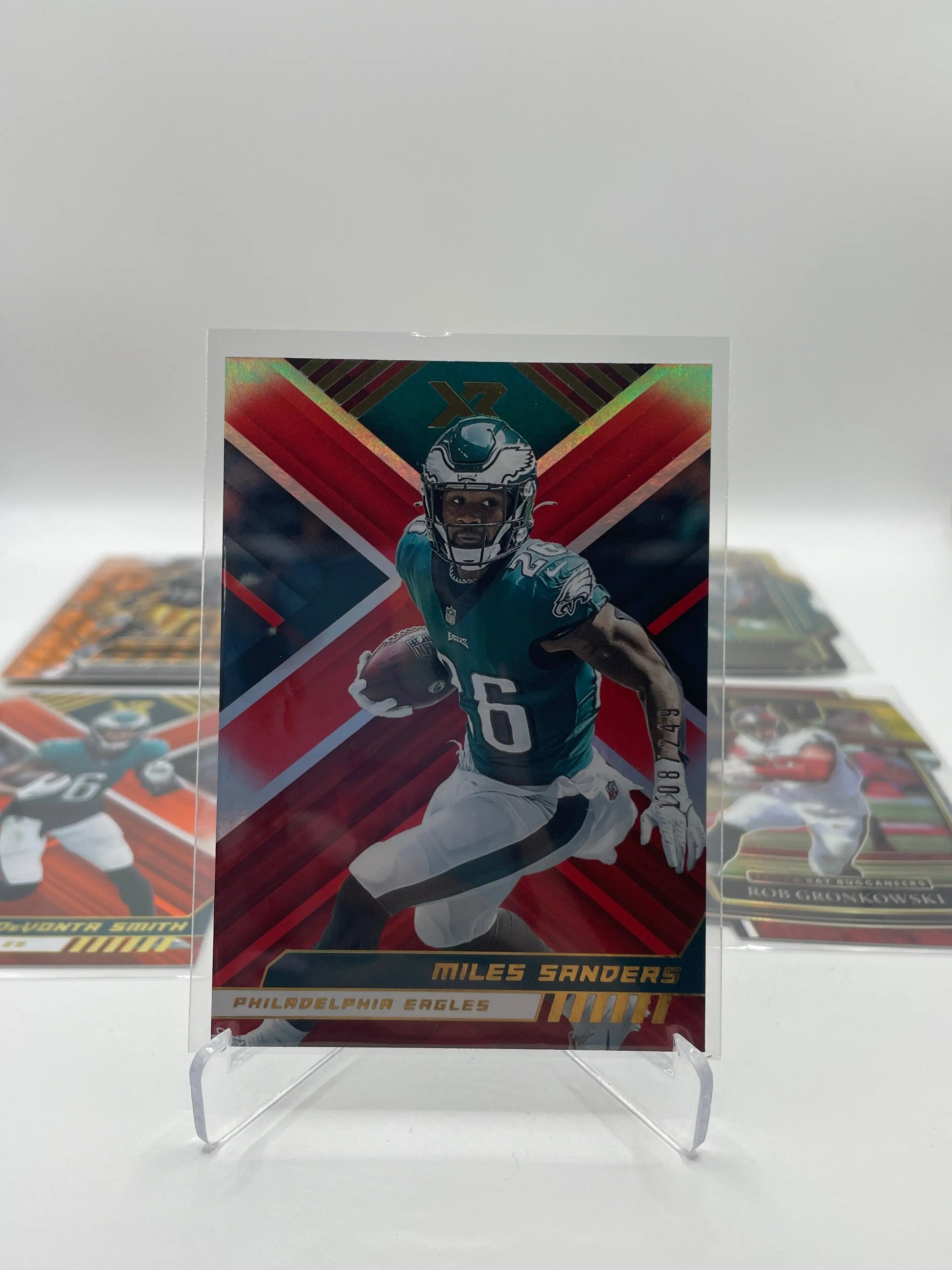 NFL Patch & Numbered card lot 7 players (lot#2) FRENLY BRICKS - Open 7 Days