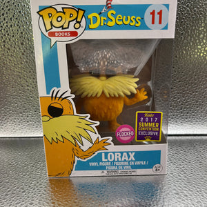 Funko POP Books - Dr Seuss - The Lorax (Flocked) (2017 Summer Convention Exclusive) FRENLY BRICKS - Open 7 Days