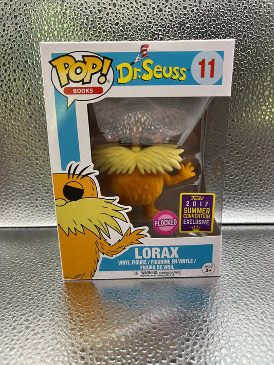 Funko POP Books - Dr Seuss - The Lorax (Flocked) (2017 Summer Convention Exclusive) FRENLY BRICKS - Open 7 Days