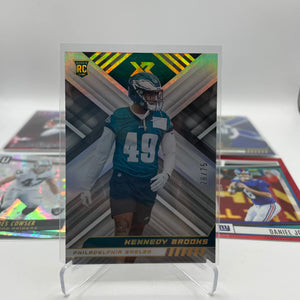 NFL Patch & Numbered card lot 7 players (lot#3) FRENLY BRICKS - Open 7 Days