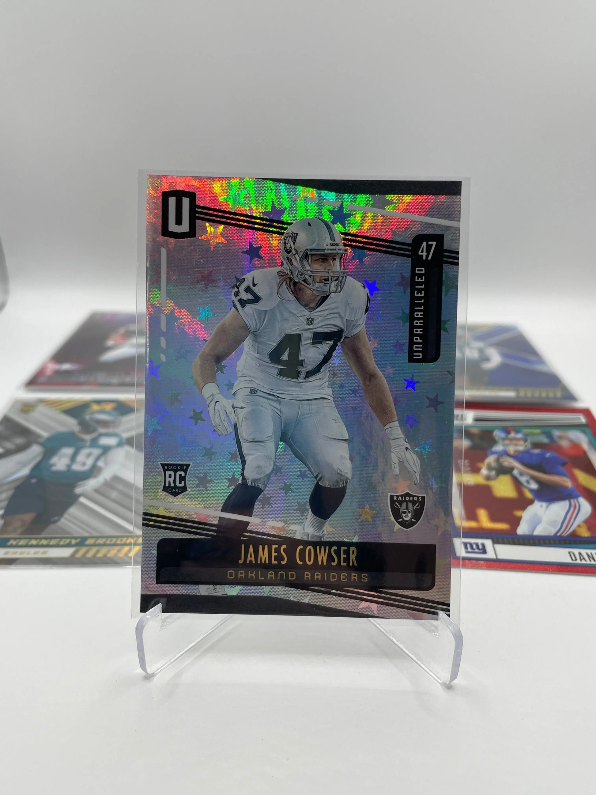 NFL Patch & Numbered card lot 7 players (lot#3) FRENLY BRICKS - Open 7 Days