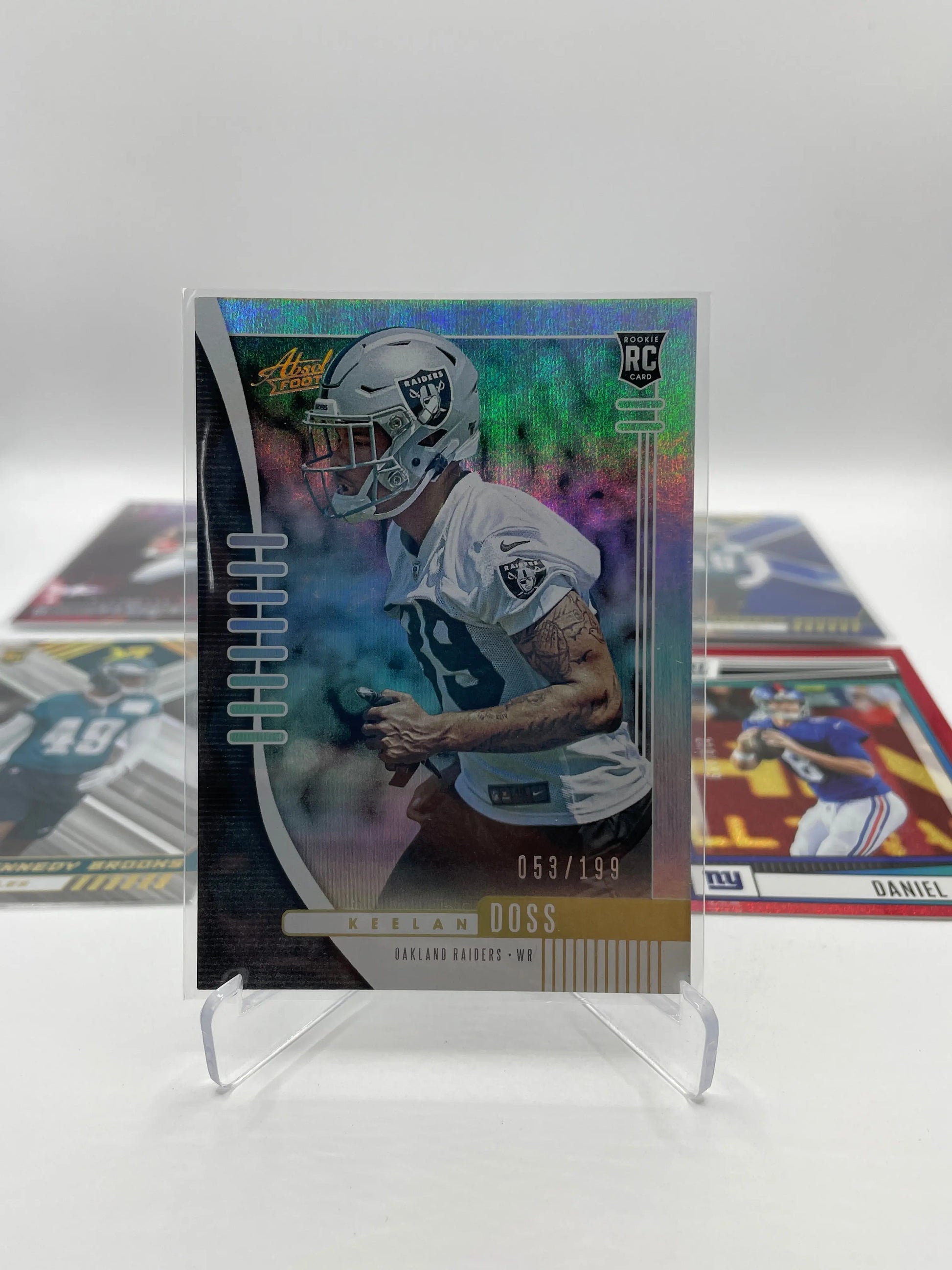 NFL Patch & Numbered card lot 7 players (lot#3) FRENLY BRICKS - Open 7 Days