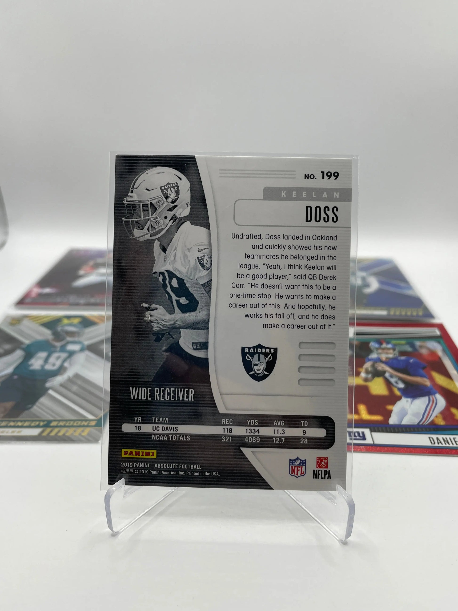 NFL Patch & Numbered card lot 7 players (lot#3) FRENLY BRICKS - Open 7 Days