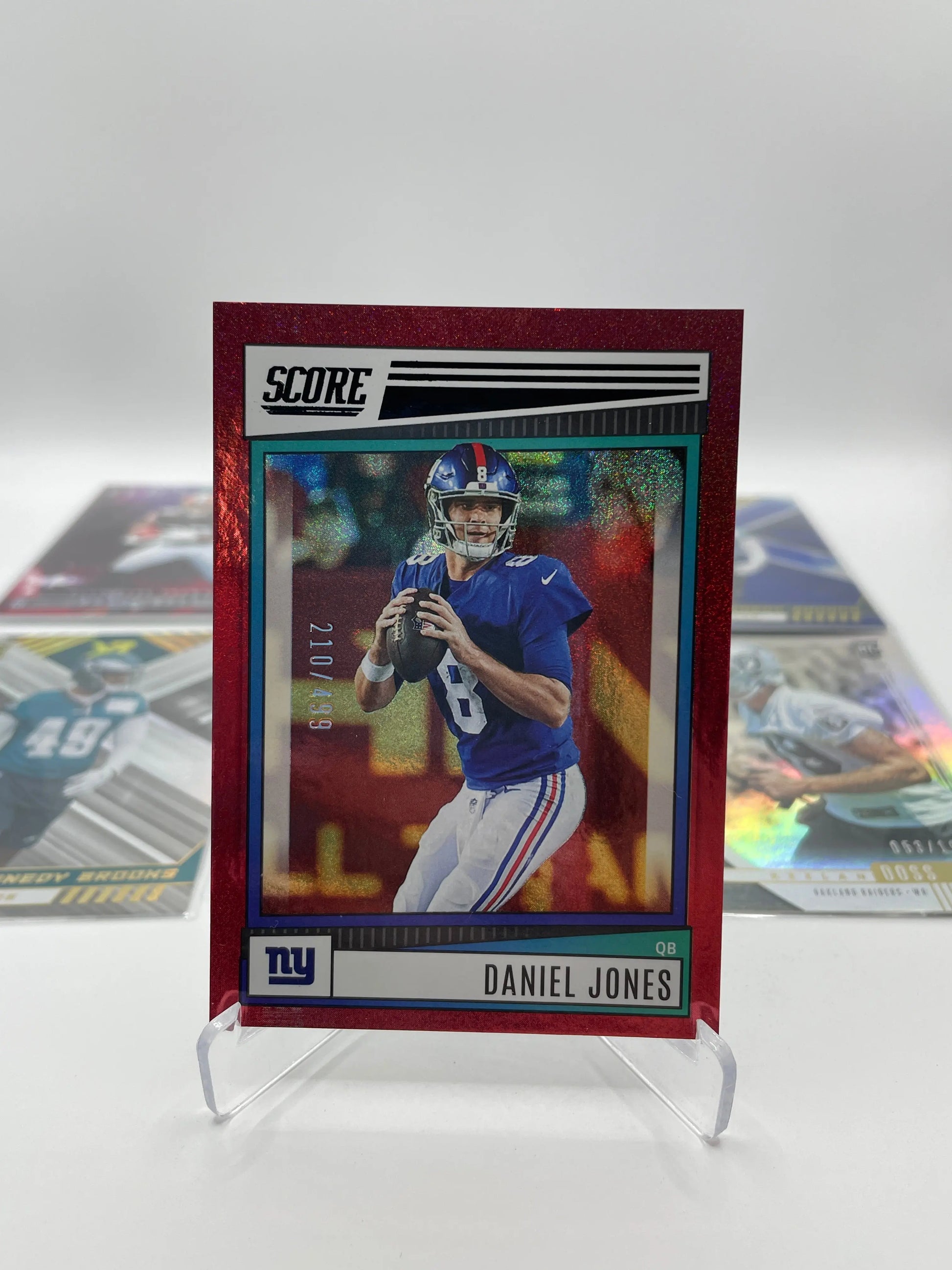 NFL Patch & Numbered card lot 7 players (lot#3) FRENLY BRICKS - Open 7 Days