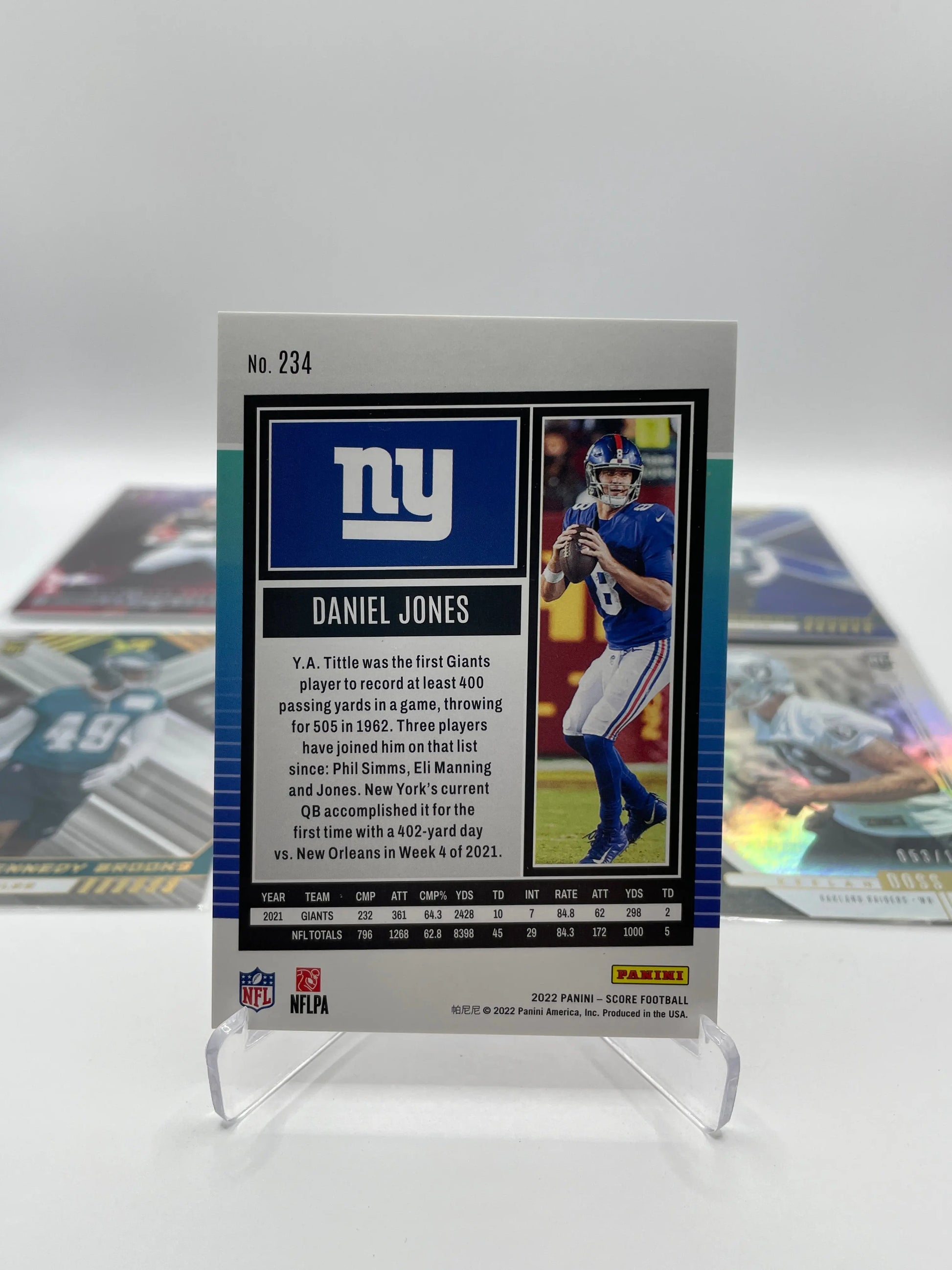 NFL Patch & Numbered card lot 7 players (lot#3) FRENLY BRICKS - Open 7 Days