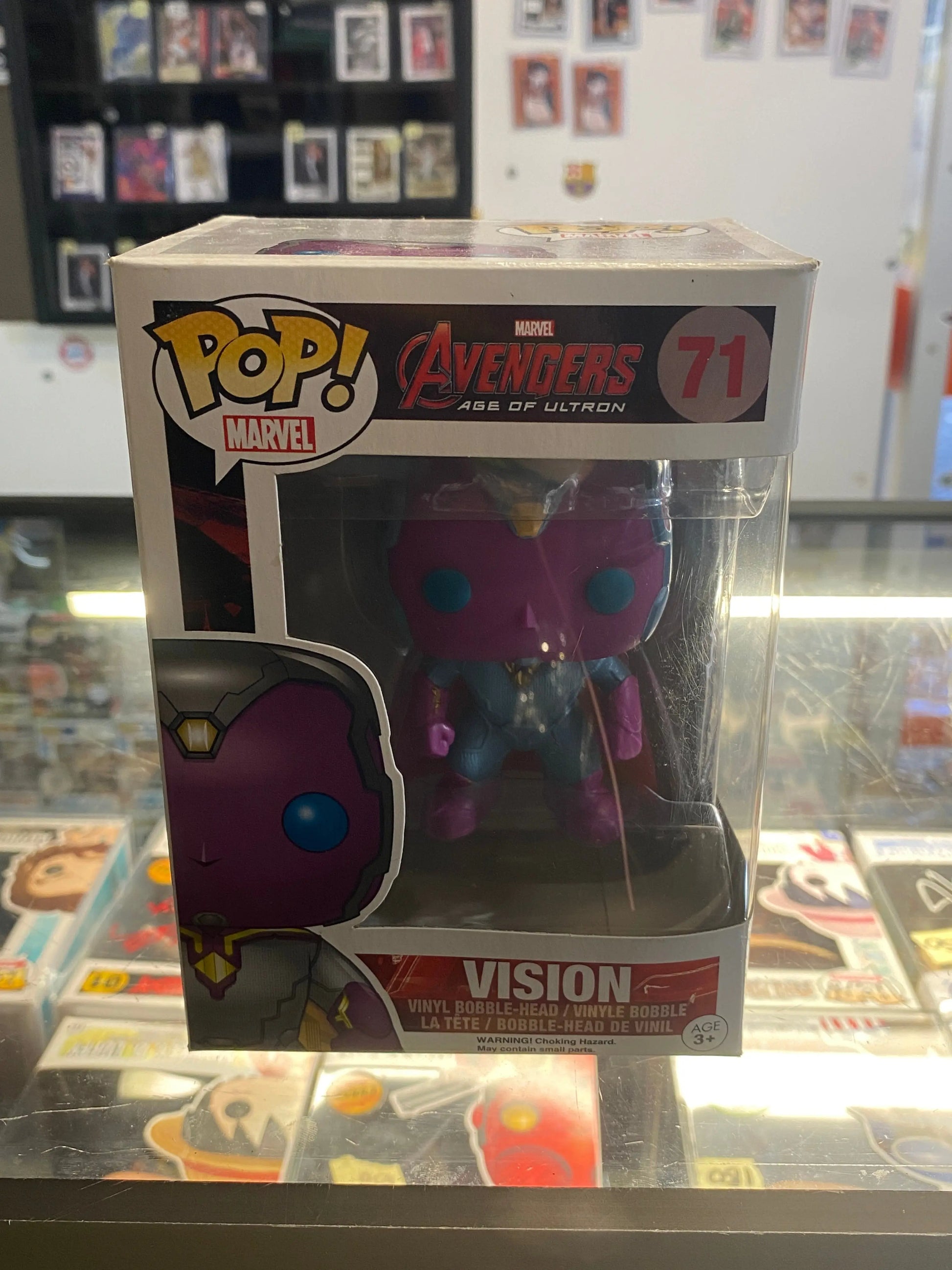 Funko POP! Marvel avengers of ultron #71 vision FRENLY BRICKS - Open 7 Days