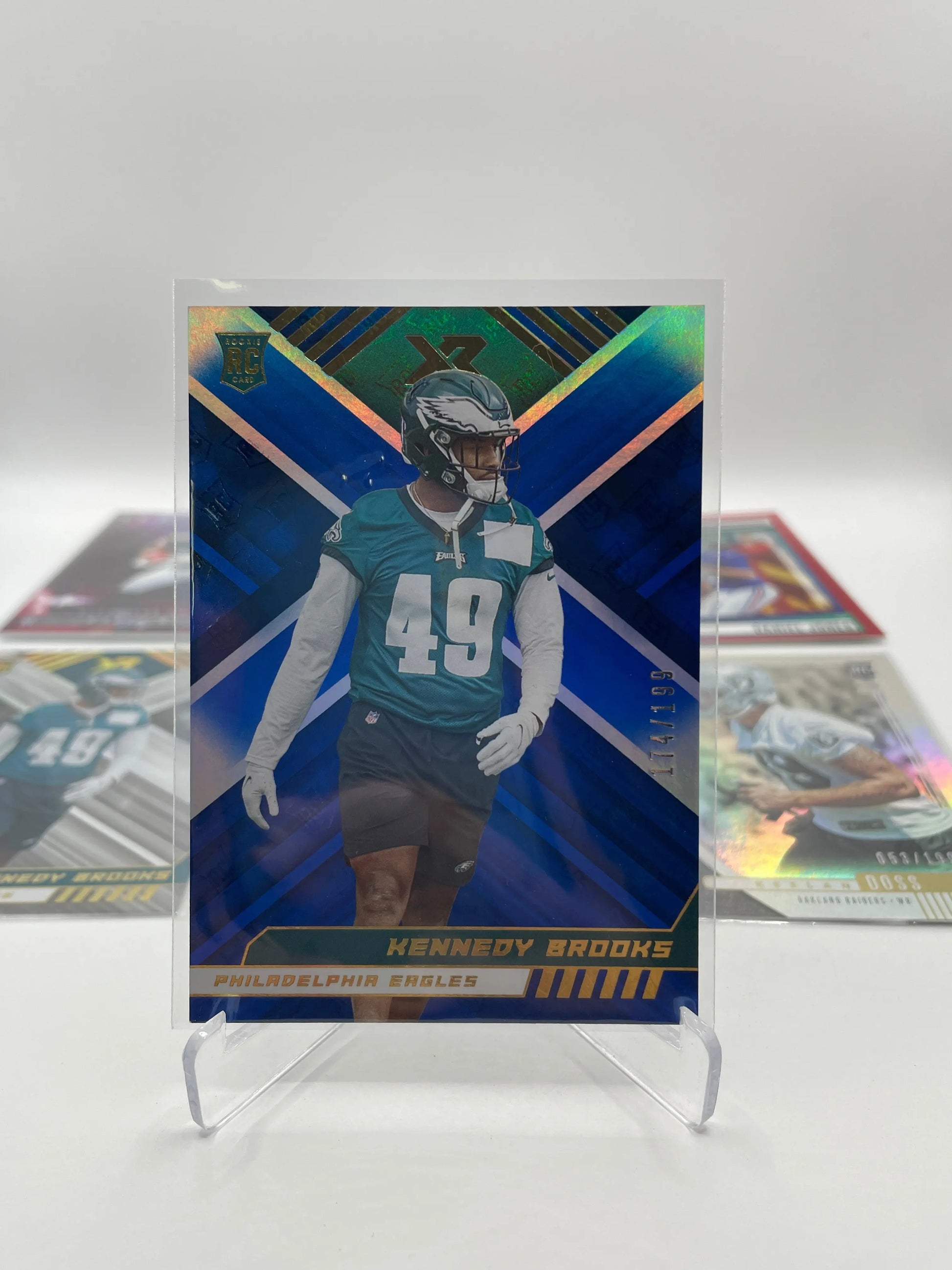 NFL Patch & Numbered card lot 7 players (lot#3) FRENLY BRICKS - Open 7 Days