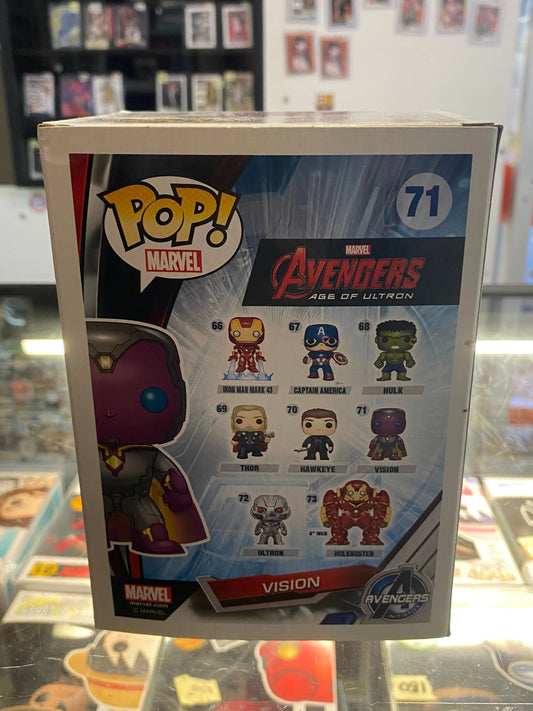 Funko POP! Marvel avengers of ultron #71 vision FRENLY BRICKS - Open 7 Days