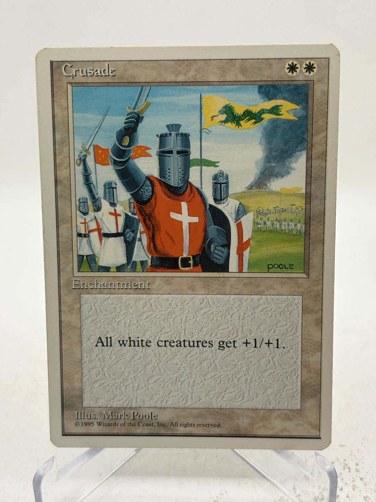 Crusade Magic: The Gathering Moderately Played (Banned from Play) image 1