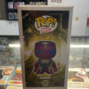 Funko POP! Marvel avengers of ultron #71 vision FRENLY BRICKS - Open 7 Days