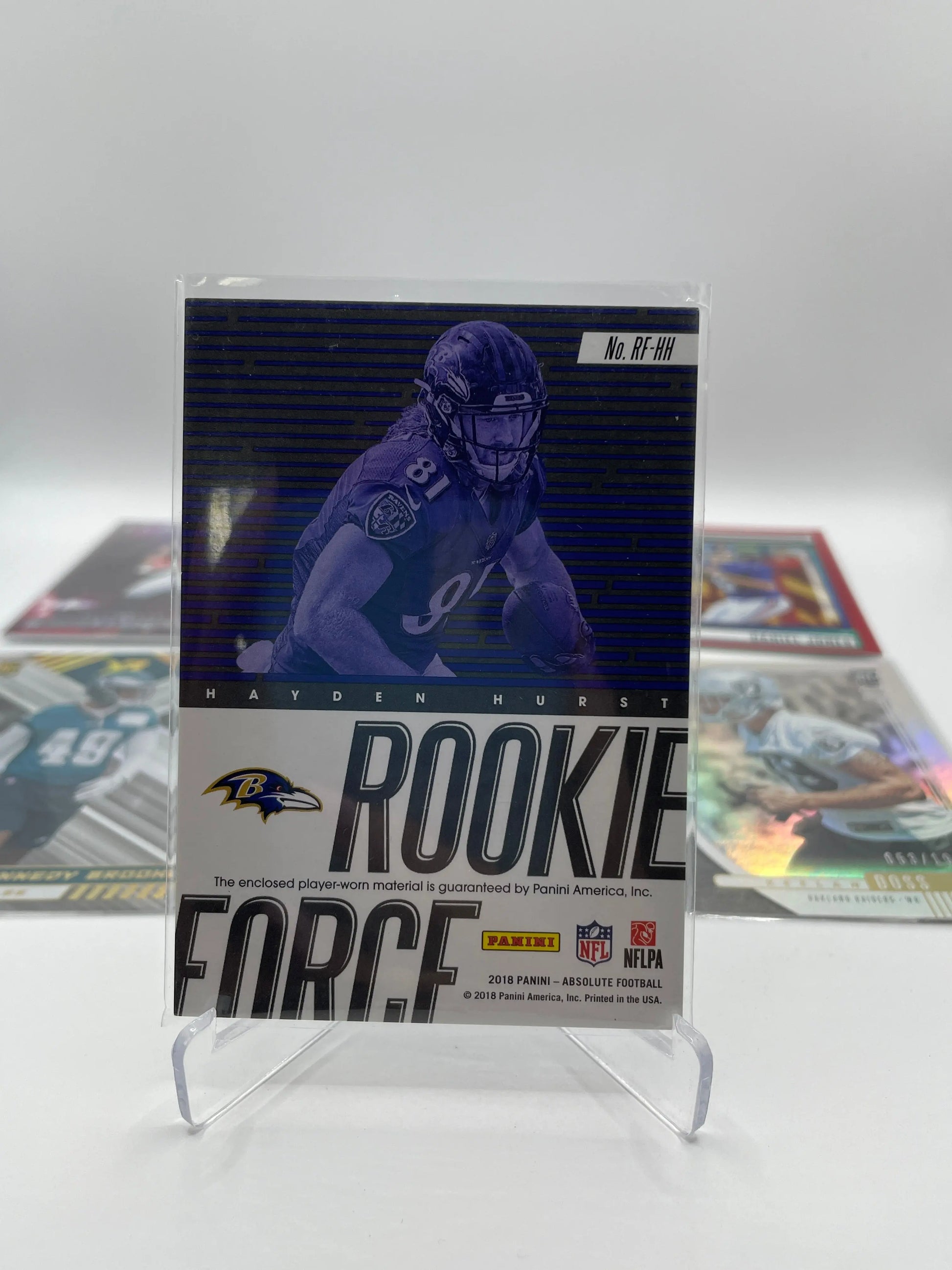 NFL Patch & Numbered card lot 7 players (lot#3) FRENLY BRICKS - Open 7 Days