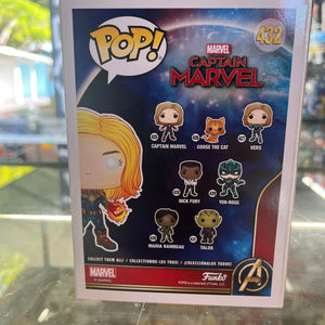 Funko POP Captain Marvel #432 Bobblehead Glow In The Dark FRENLY BRICKS - Open 7 Days