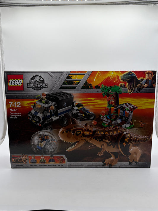 Lego Jurassic World 75929 Carnotaurus Gyrosphere Escape New and Sealed FRENLY BRICKS - Open 7 Days