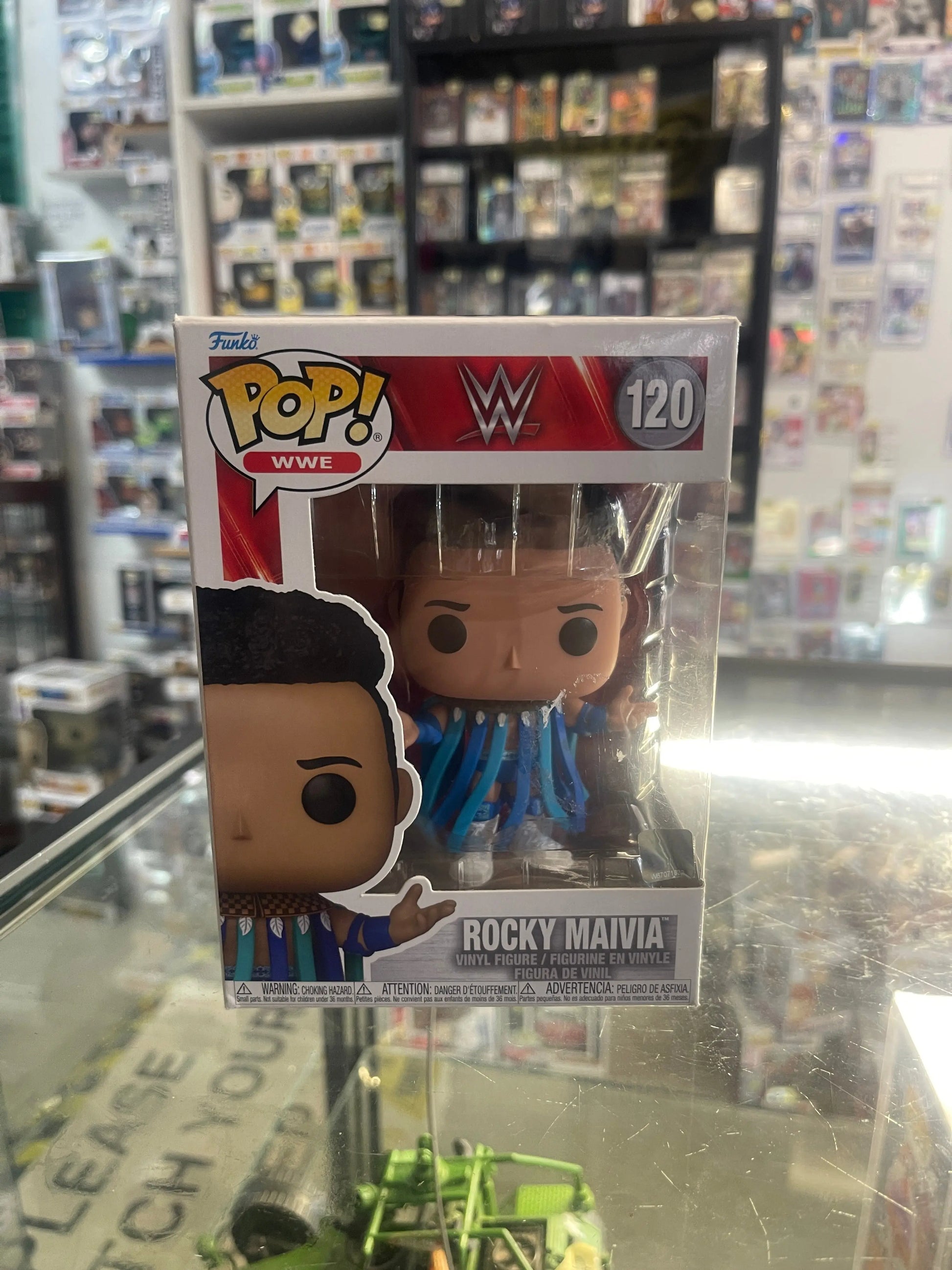Funko POP! WWE Rocky Maivia #120 FRENLY BRICKS - Open 7 Days