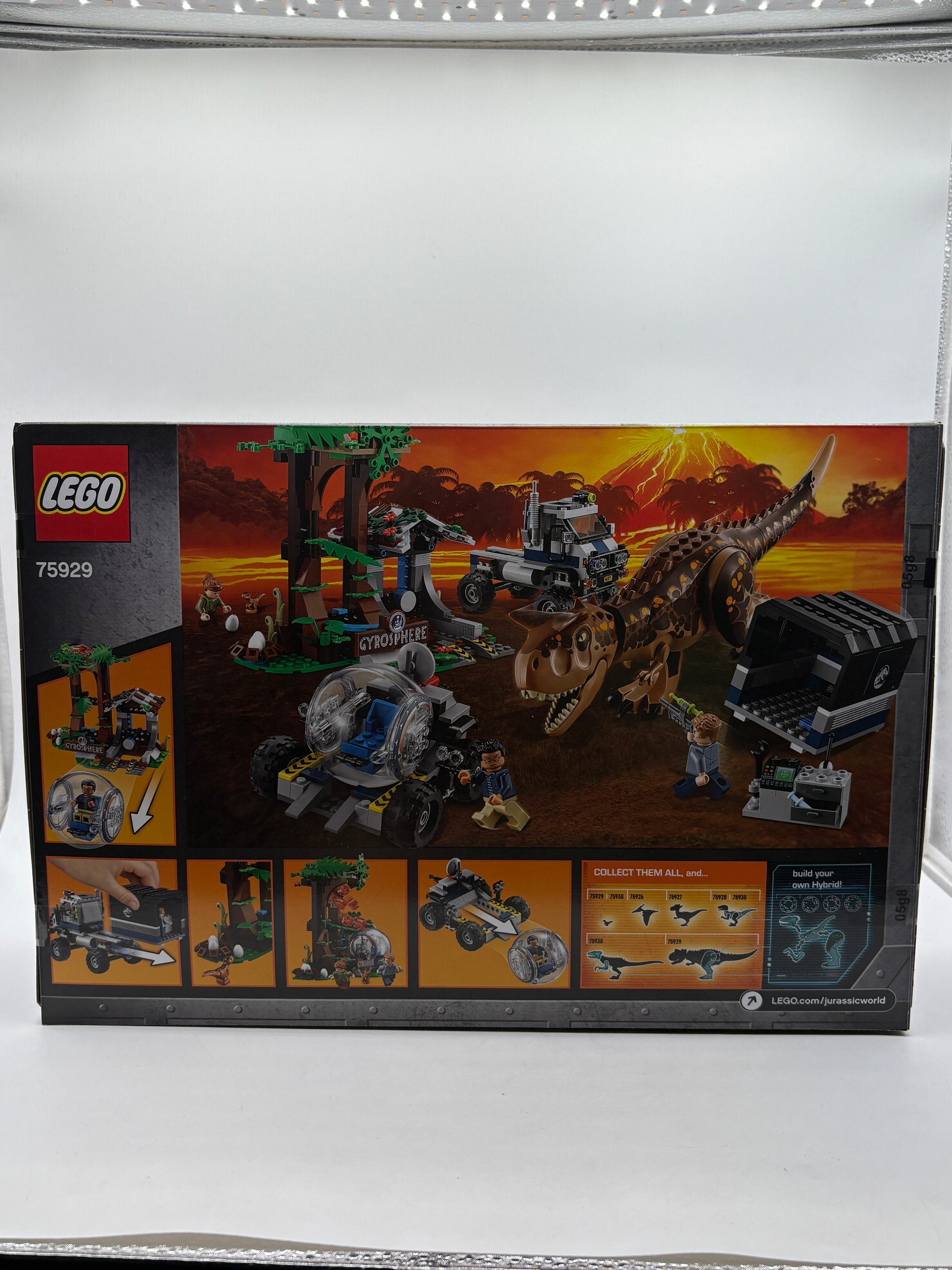 Lego Jurassic World 75929 Carnotaurus Gyrosphere Escape New and Sealed FRENLY BRICKS - Open 7 Days