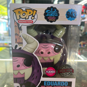 Funko - Cartoon Network - Foster's Home - Eduardo Flocked 943 FRENLY BRICKS - Open 7 Days