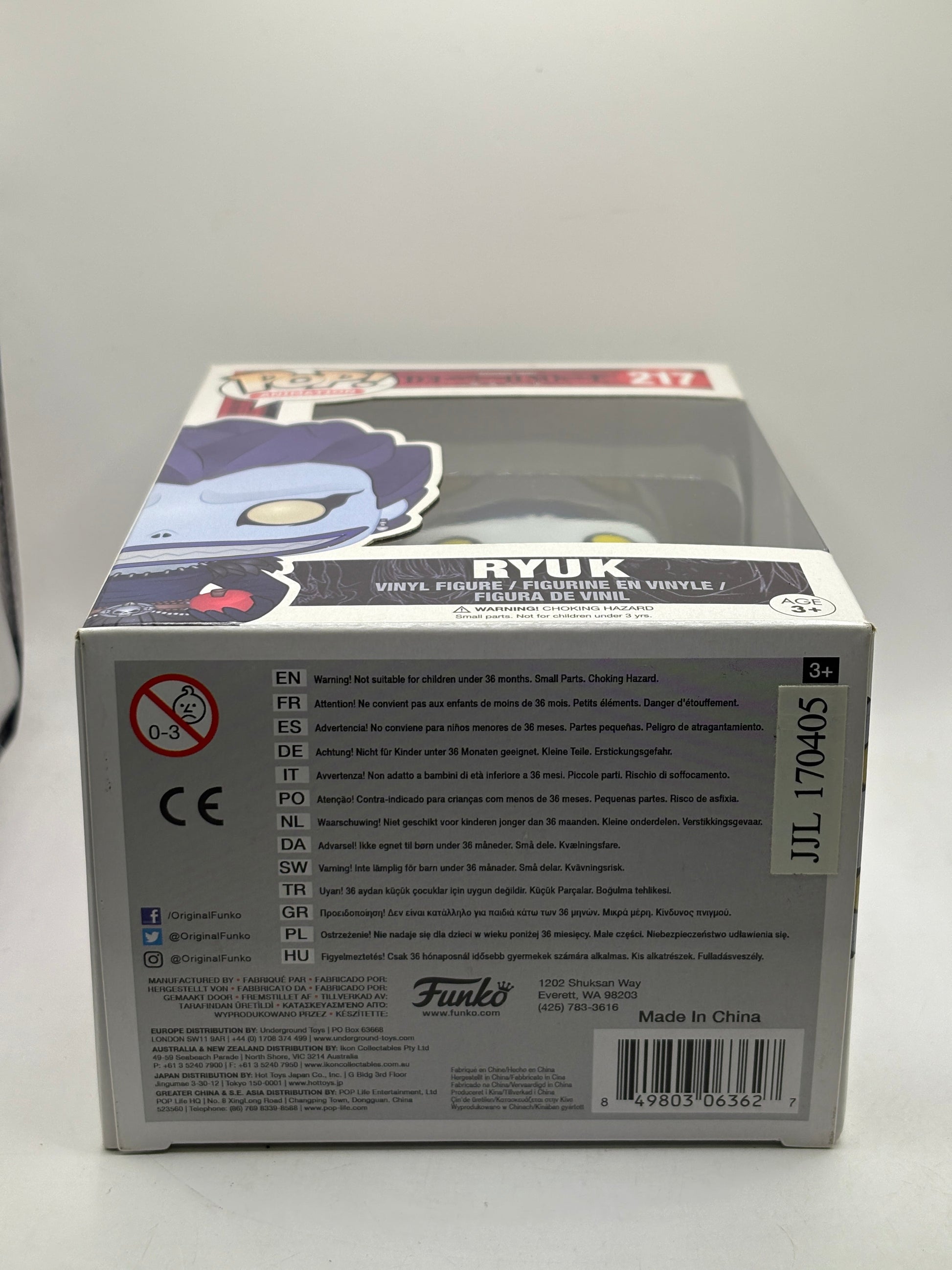 Funko POP! Animation Death Note #217 Ryuk Vinyl Figure FRENLY BRICKS - Open 7 Days