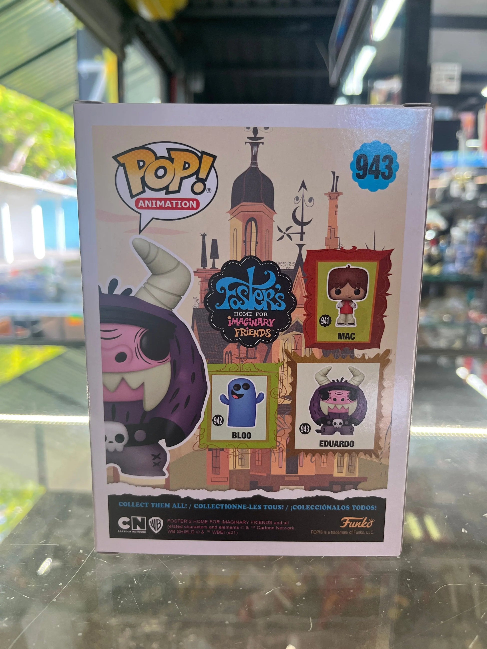 Funko - Cartoon Network - Foster's Home - Eduardo Flocked 943 FRENLY BRICKS - Open 7 Days
