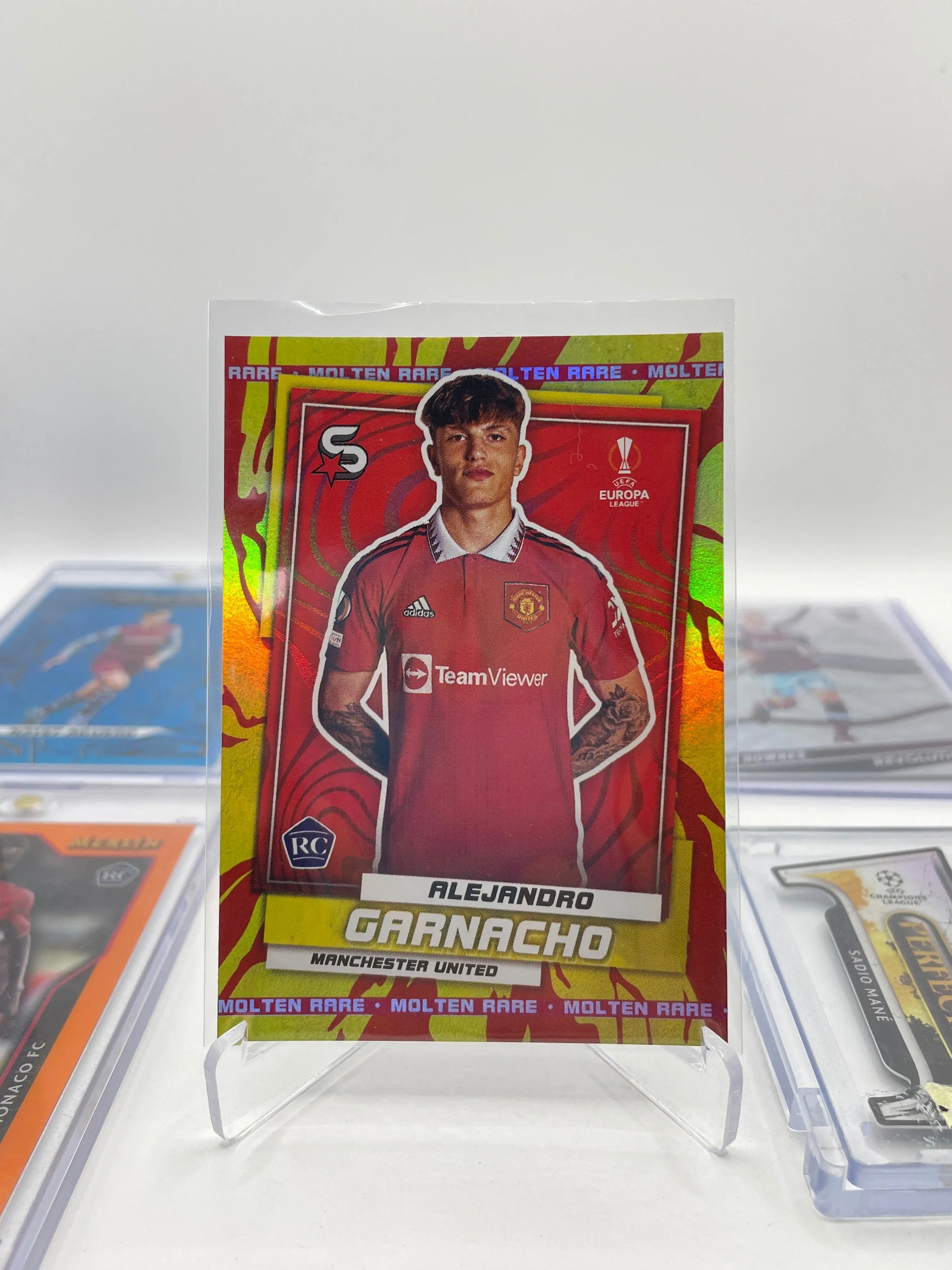 Soccer Signed & Numbered card lot 6 players (lot#1) FRENLY BRICKS - Open 7 Days