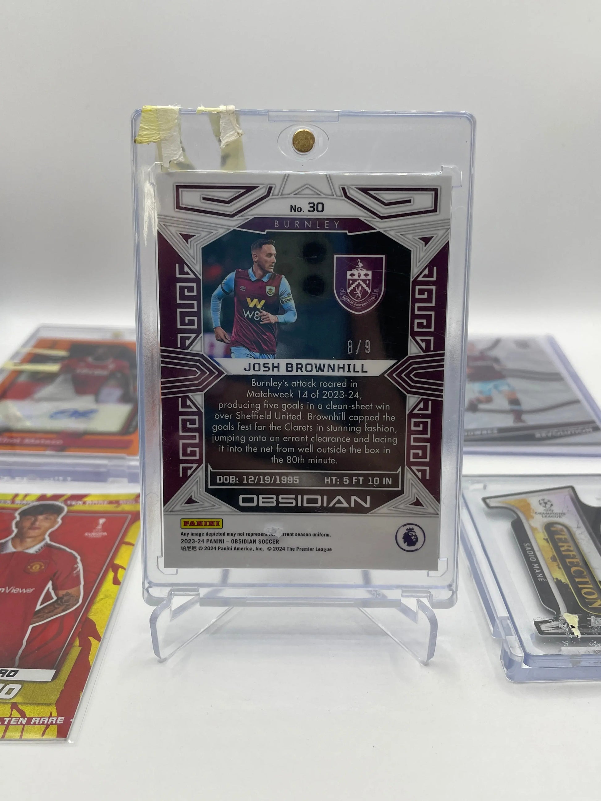 Soccer Signed & Numbered card lot 6 players (lot#1) FRENLY BRICKS - Open 7 Days