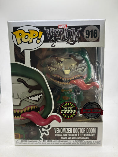 Funko POP! Marvel Venom #916 Venomized Doctor Doom Limited Glow Chase